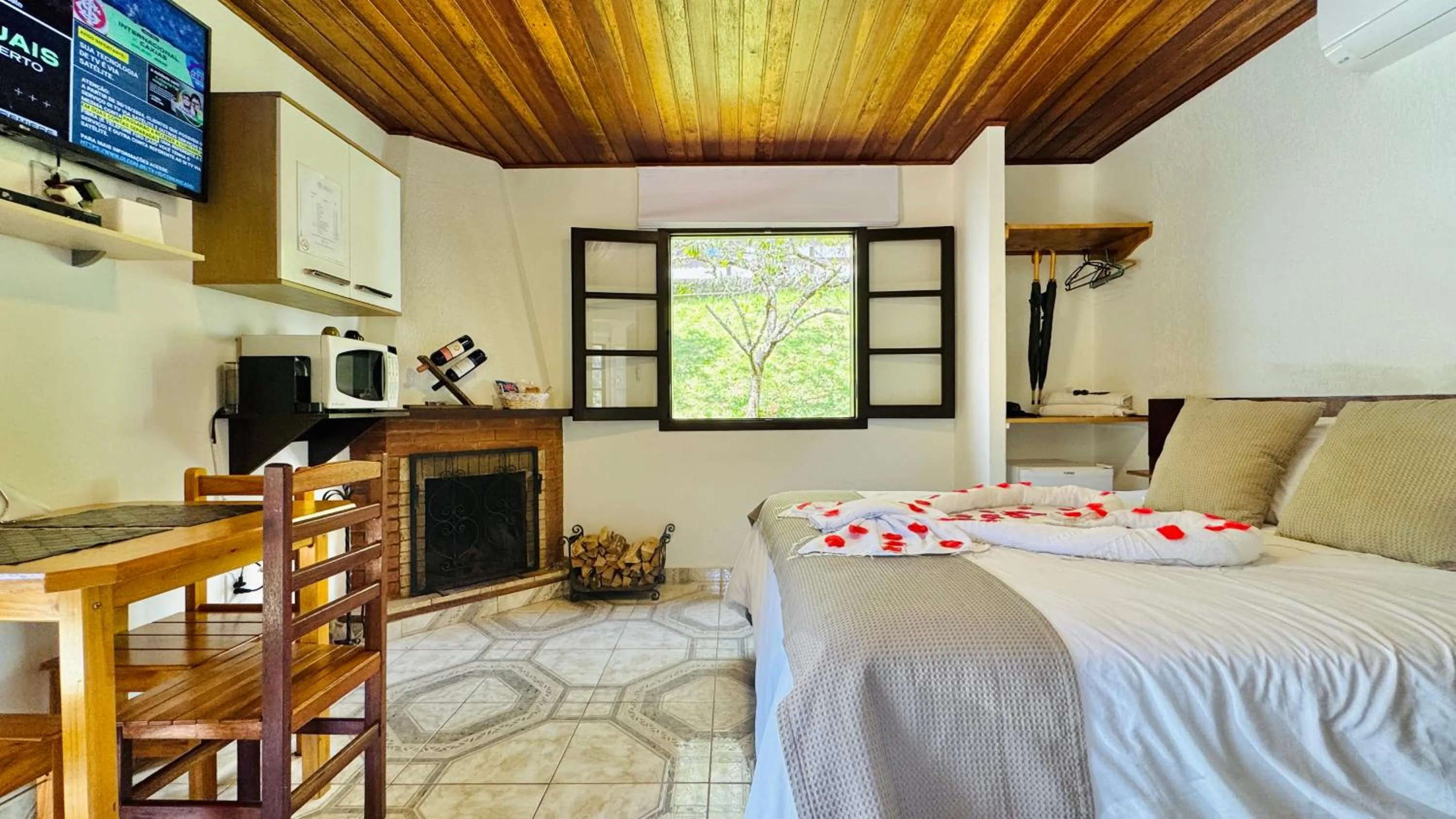 Bed in Chalés Leopoldo em Monte Verde