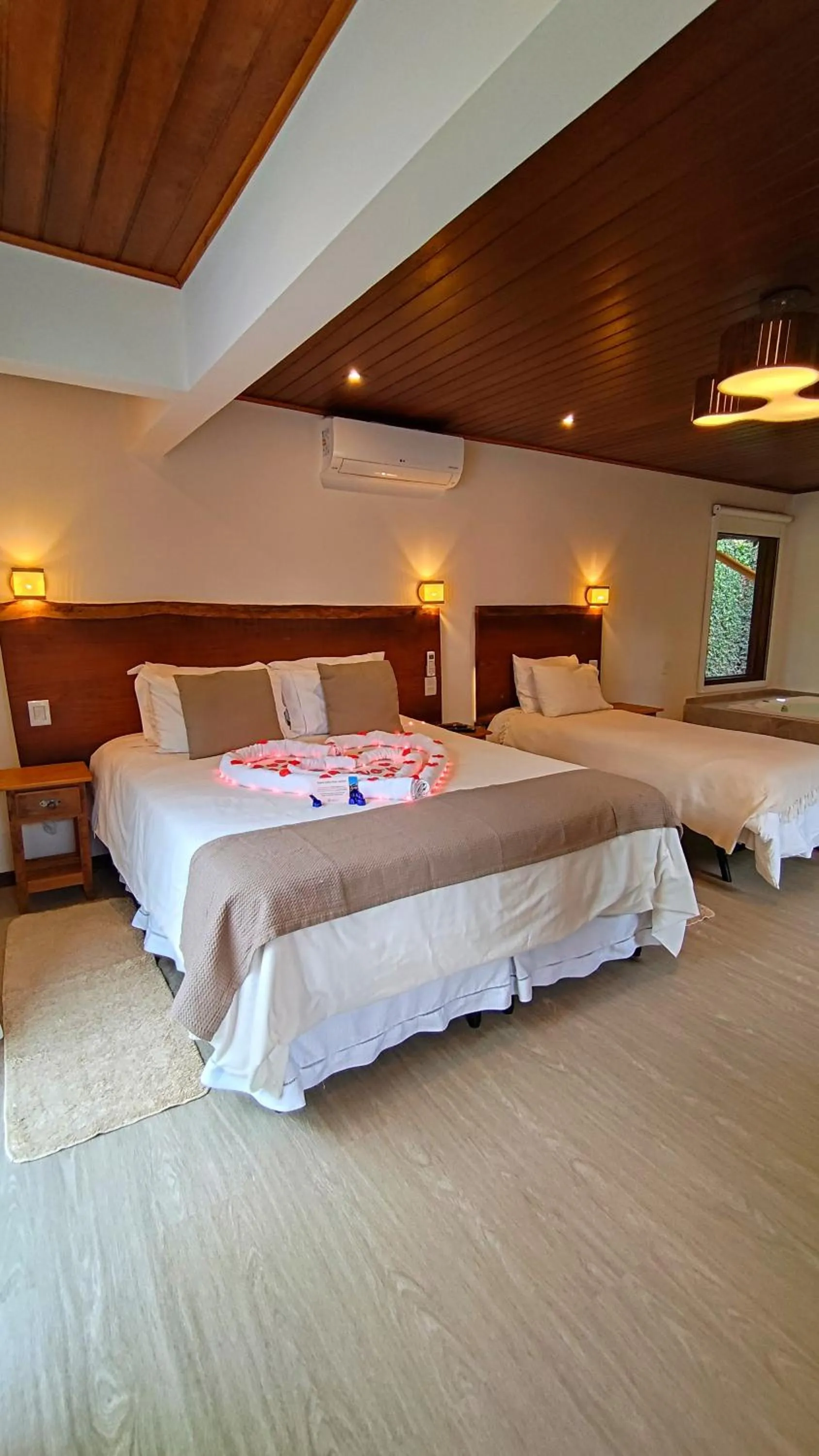 Bed in Chalés Leopoldo em Monte Verde