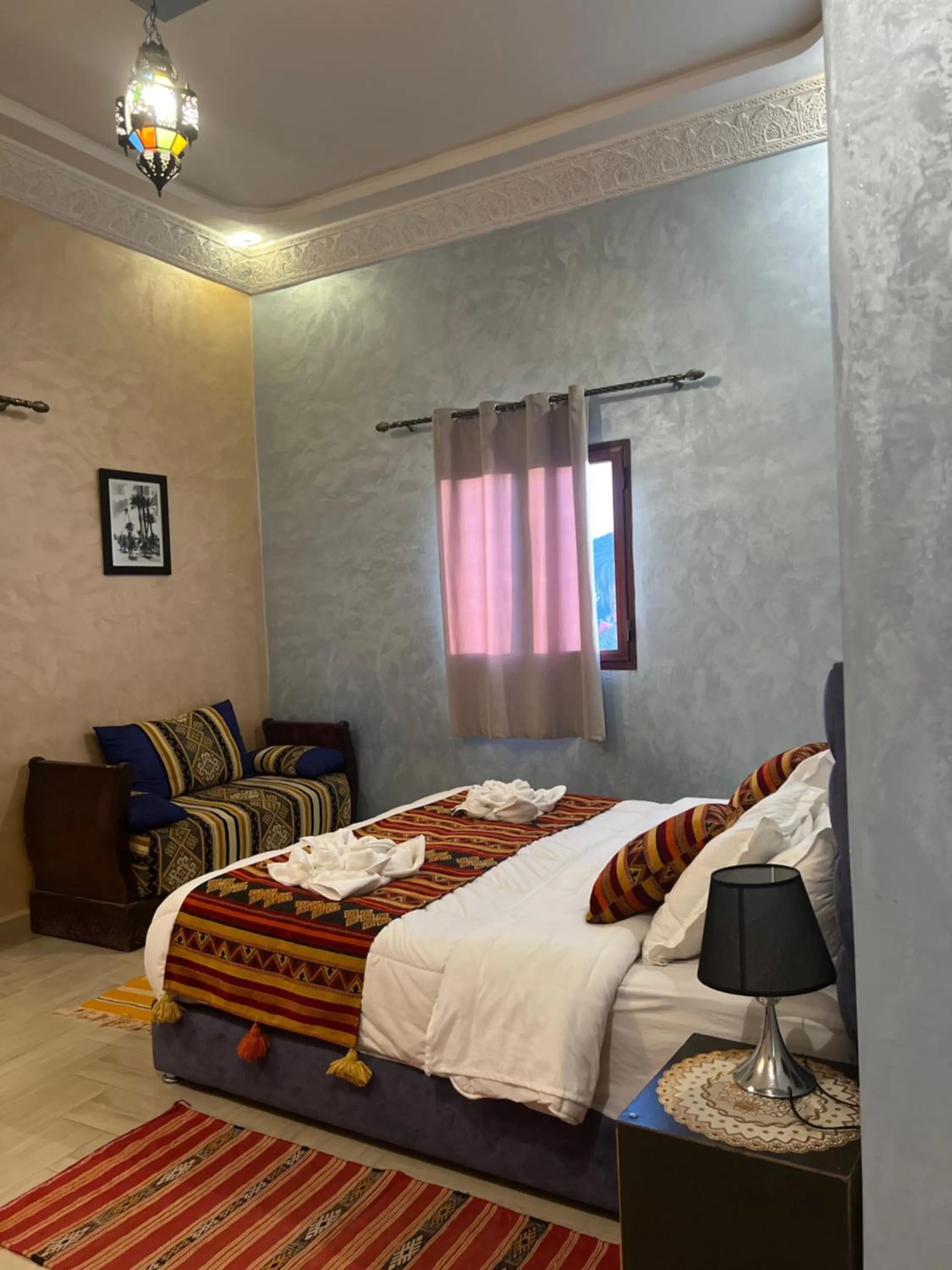 Property building, Bed in Hotel Berber Palace Merzouga