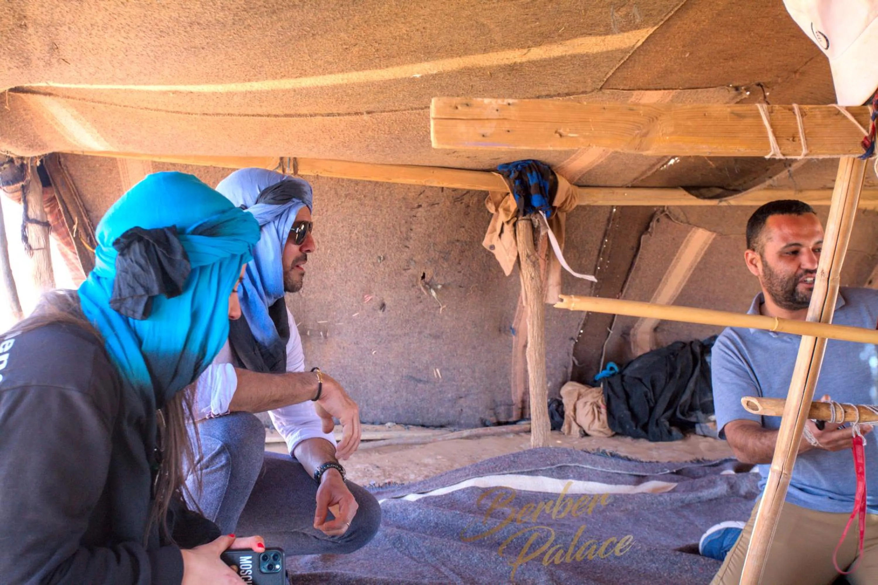 People in Hotel Berber Palace Merzouga