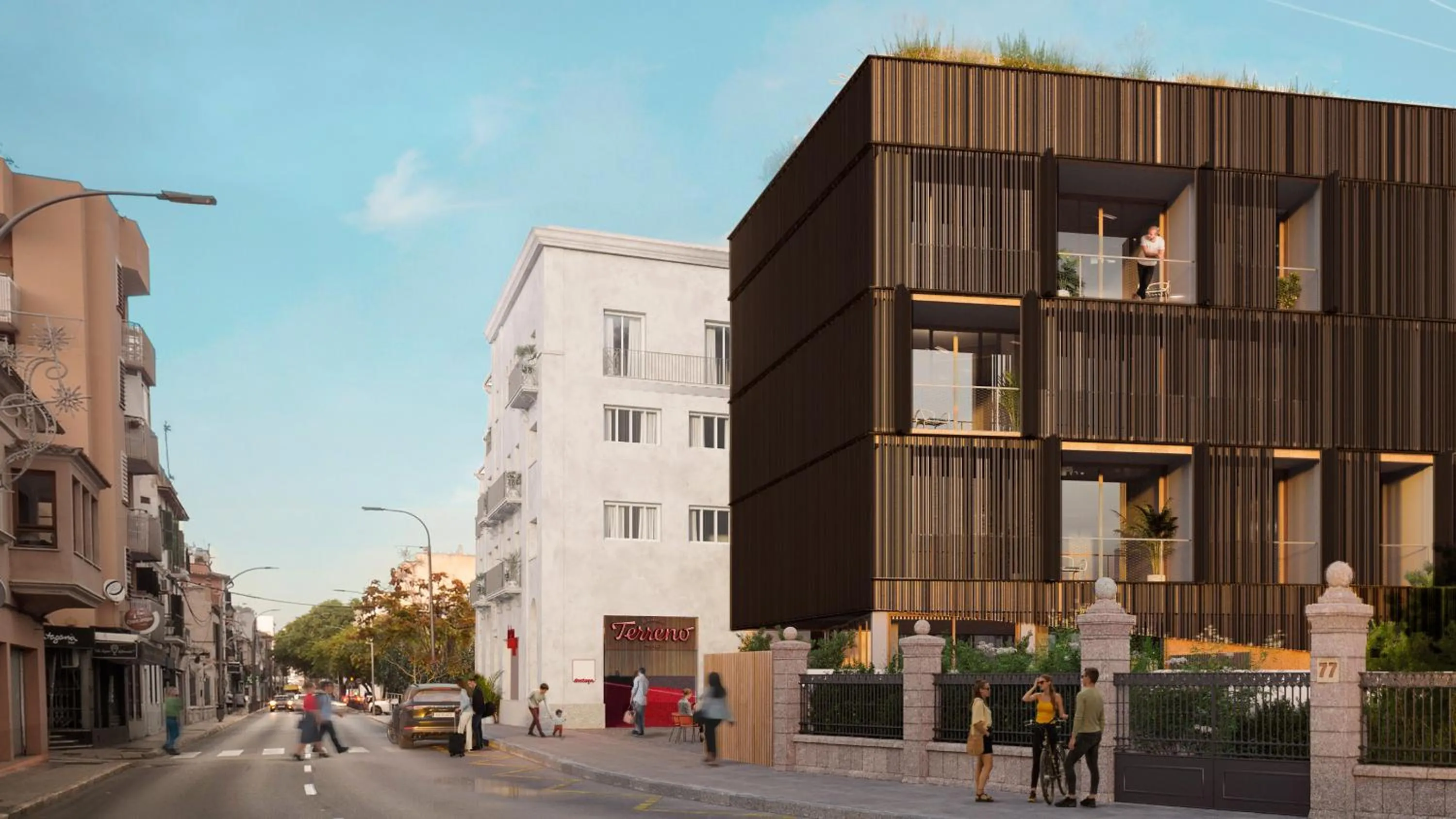 Property building in Terreno Barrio Hotel