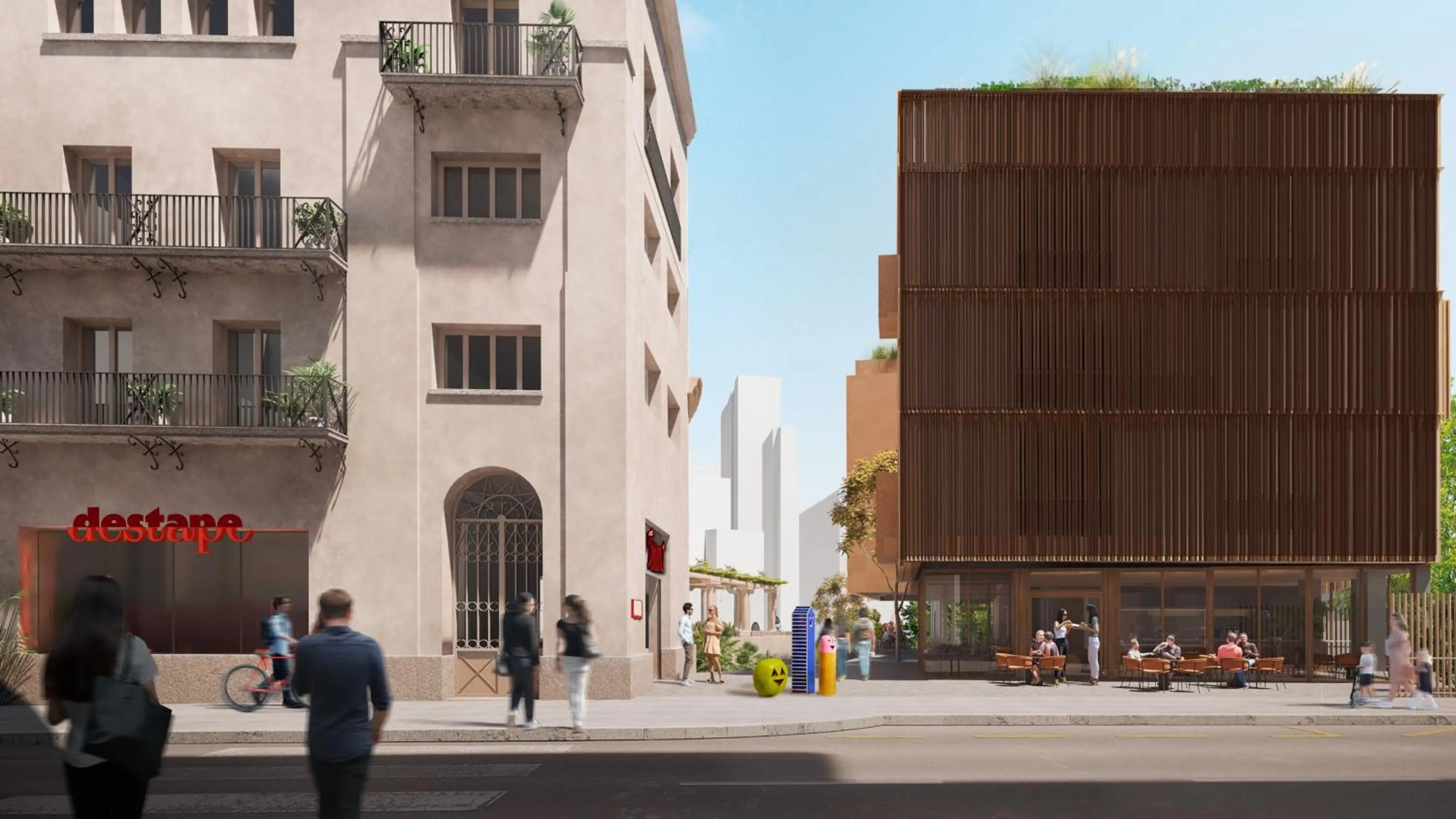 Property building in Terreno Barrio Hotel