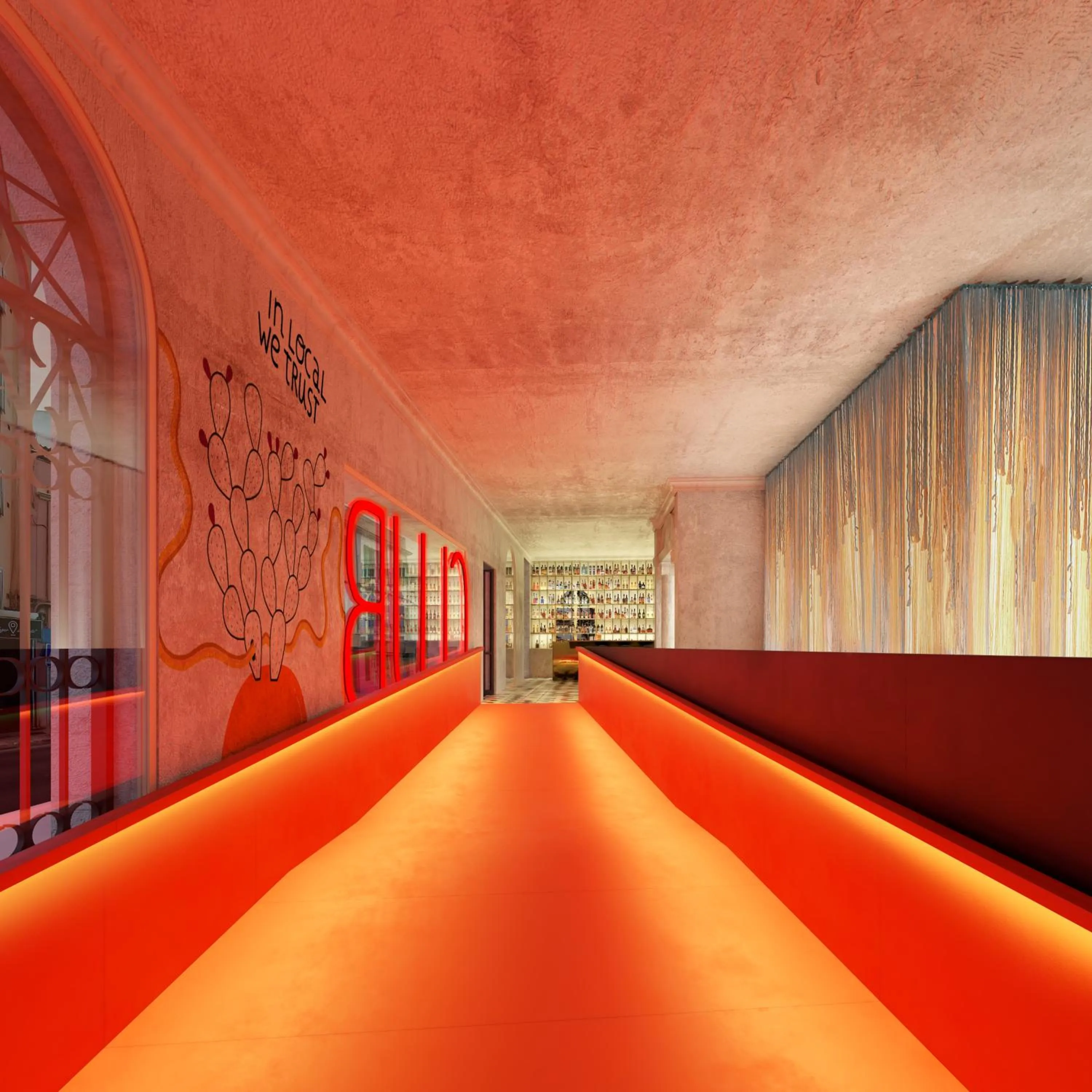 Lobby or reception in Terreno Barrio Hotel