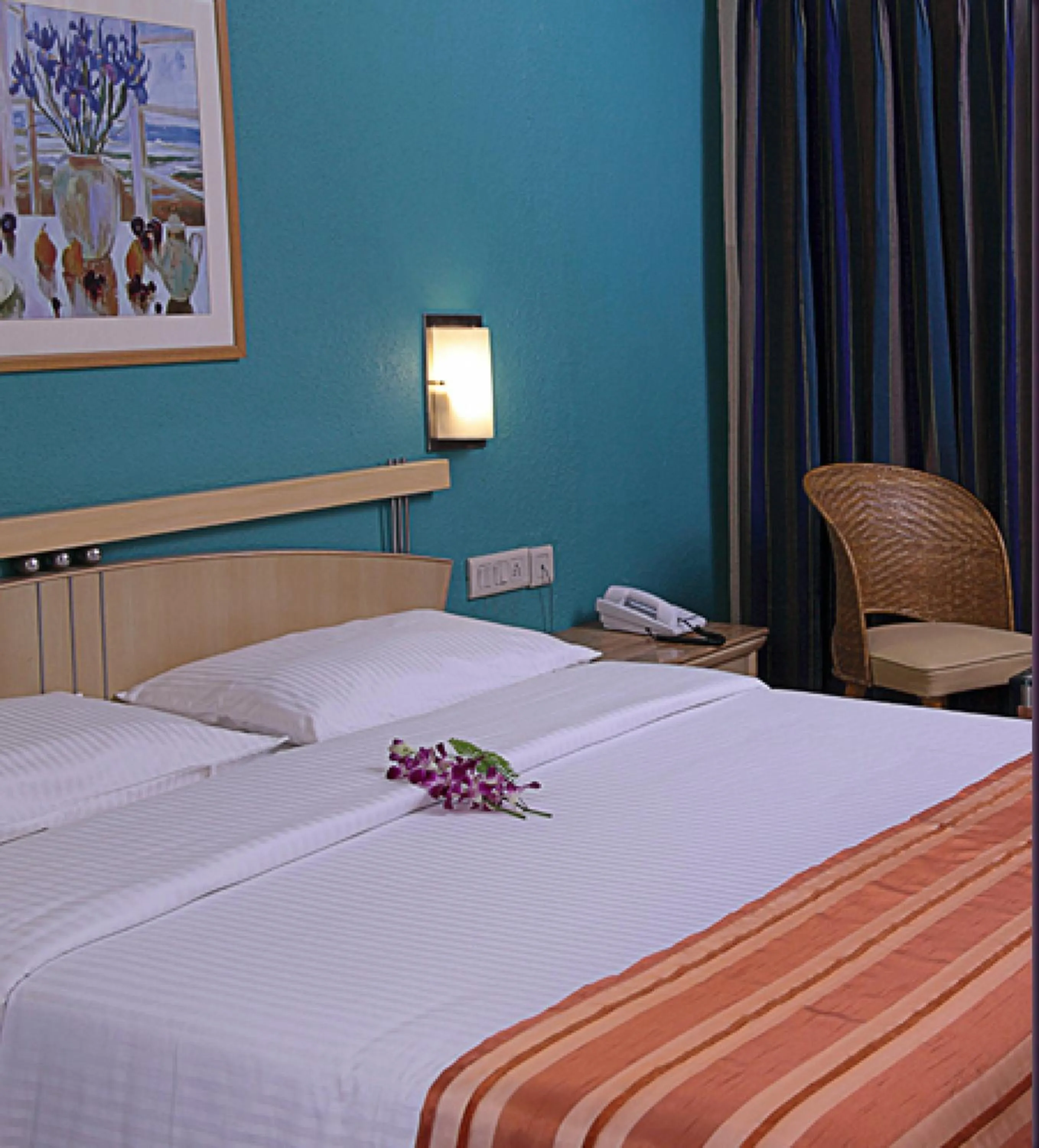 Bed in The Royal Orchid Hotel, Chembur
