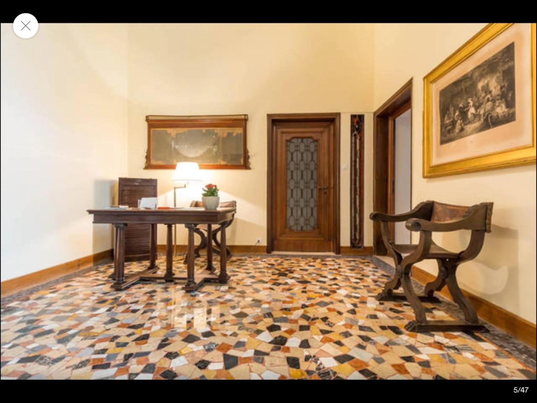 Lobby or reception in Palazzo Mantua Benavides Suites & Apartments