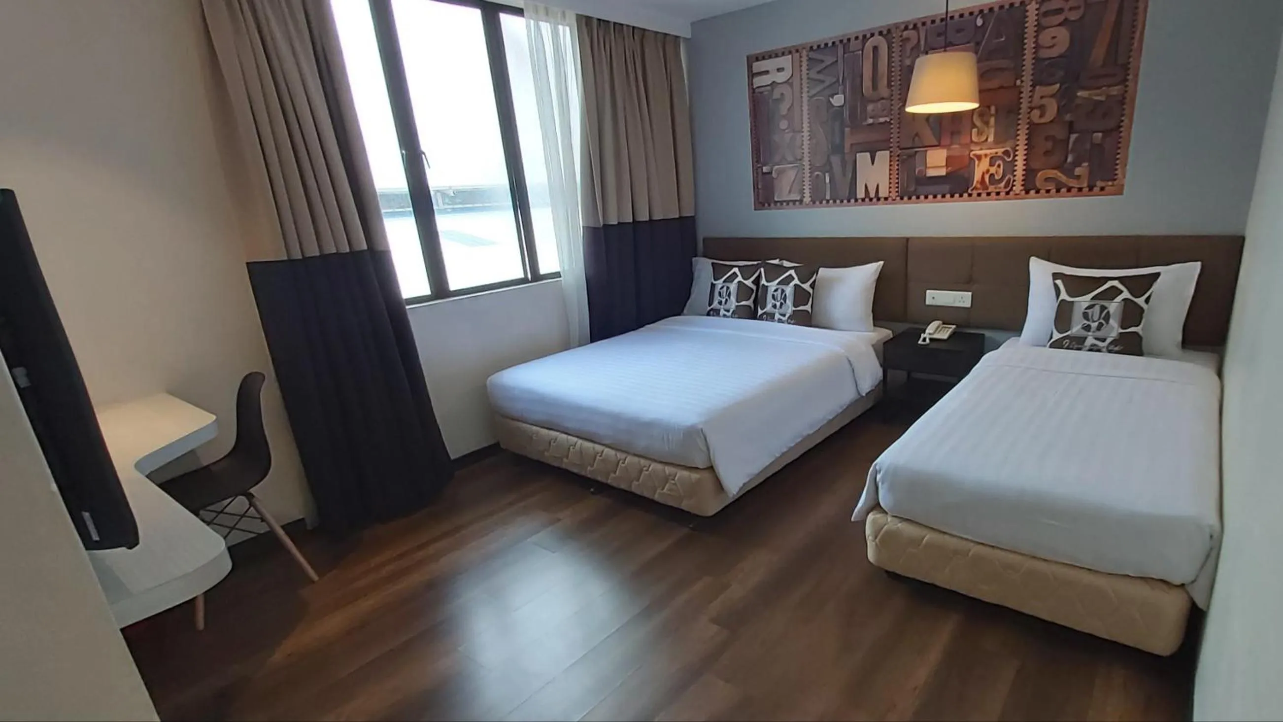 Bedroom, Bed in 9 Square Hotel - Subang