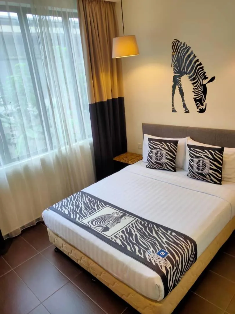 Bedroom, Bed in 9 Square Hotel - Subang