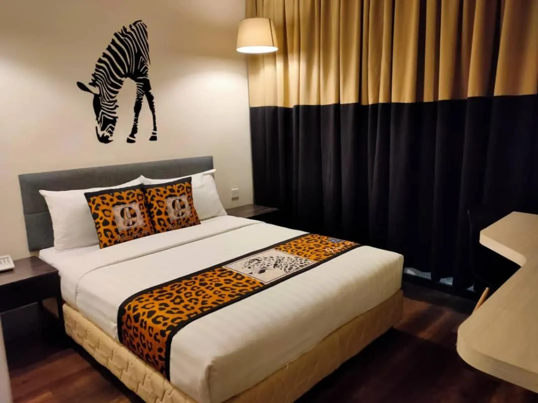 Bedroom, Bed in 9 Square Hotel - Subang