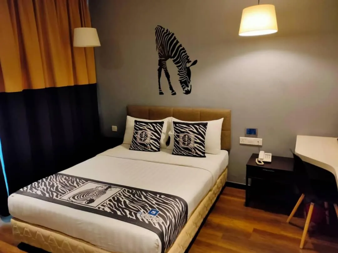 Bedroom, Bed in 9 Square Hotel - Subang