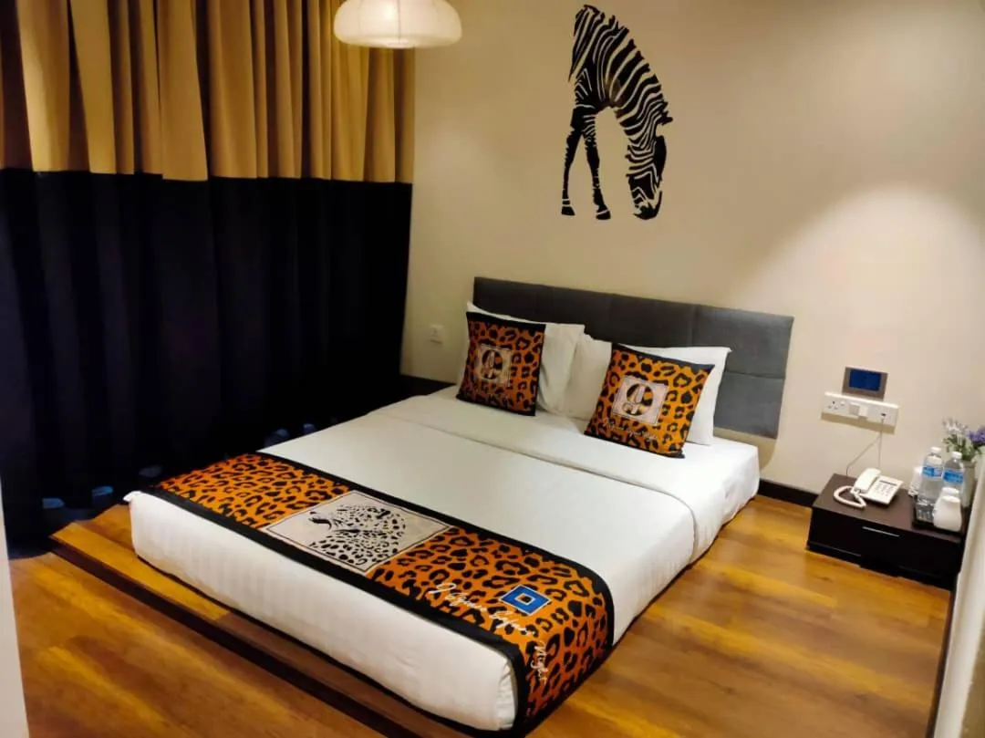 Bedroom, Bed in 9 Square Hotel - Subang