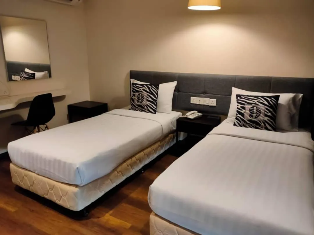 Bedroom, Bed in 9 Square Hotel - Subang
