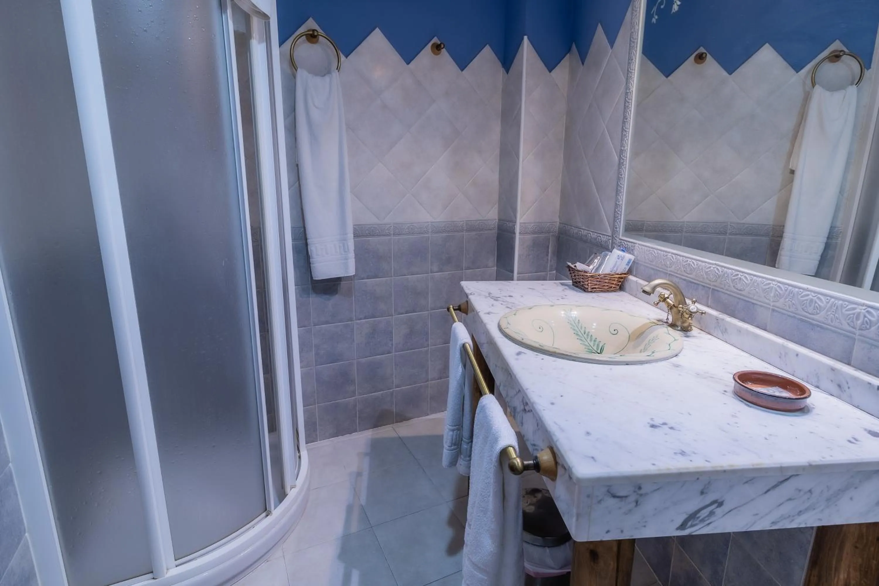Bathroom, Bed in Hotel Rural El Labriego by Vivere Stays