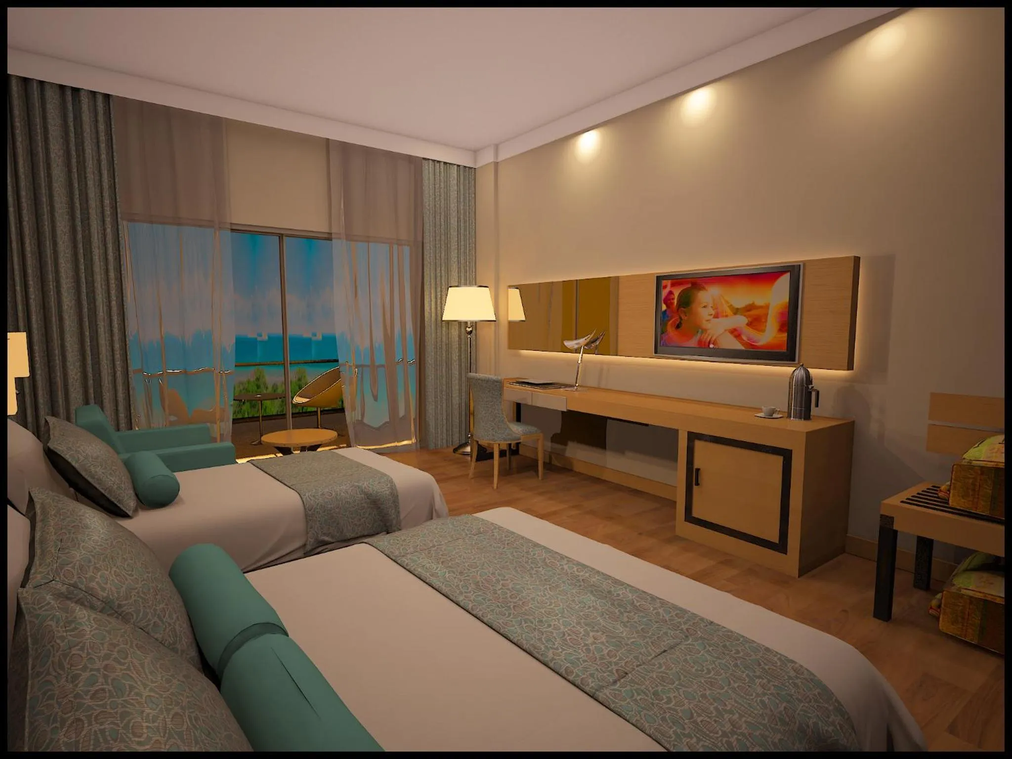 Bathroom, Bed in Aquasis De Luxe Resort & SPA - Ultra All Inclusive