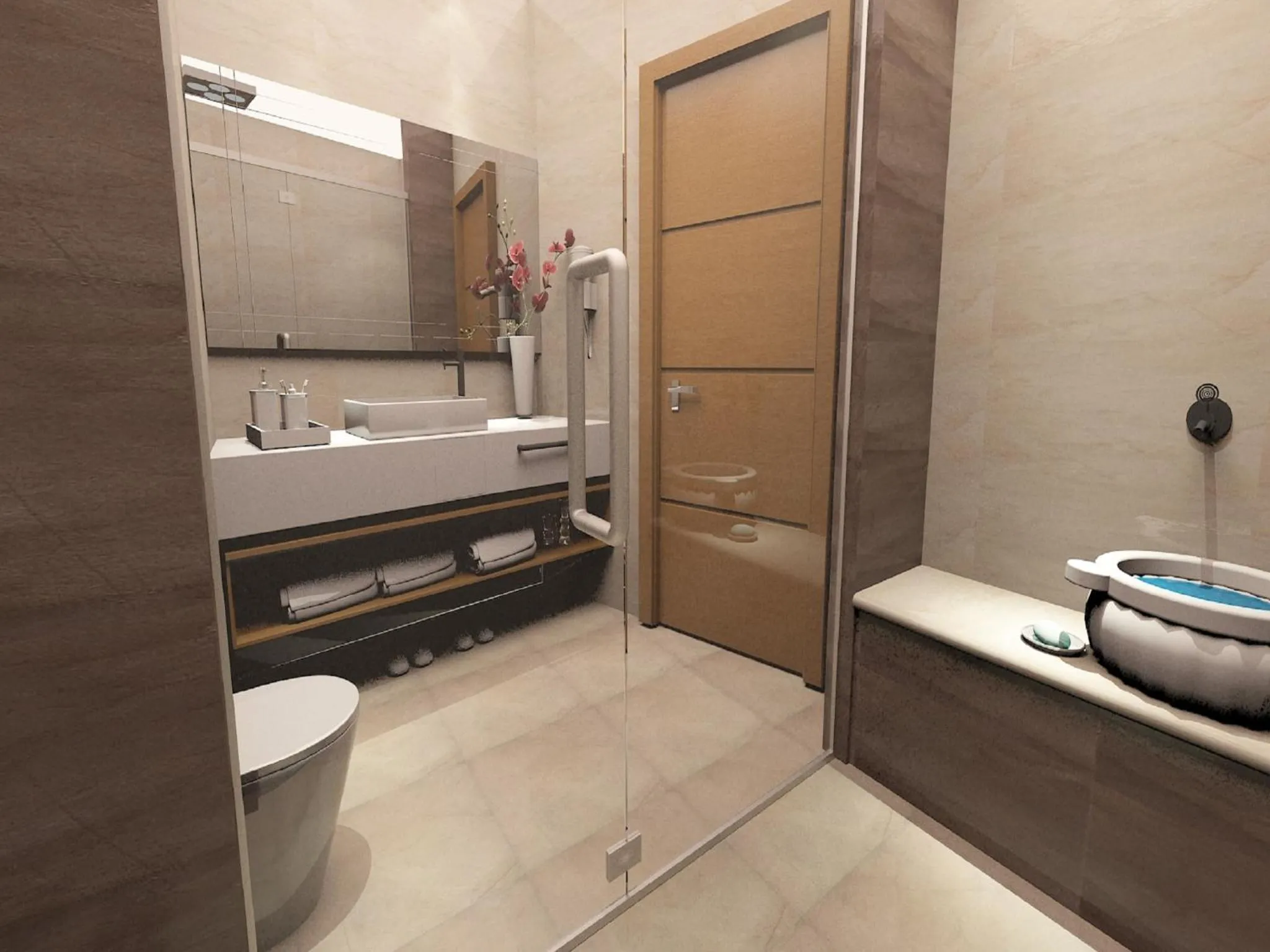 Shower in Aquasis De Luxe Resort & SPA - Ultra All Inclusive