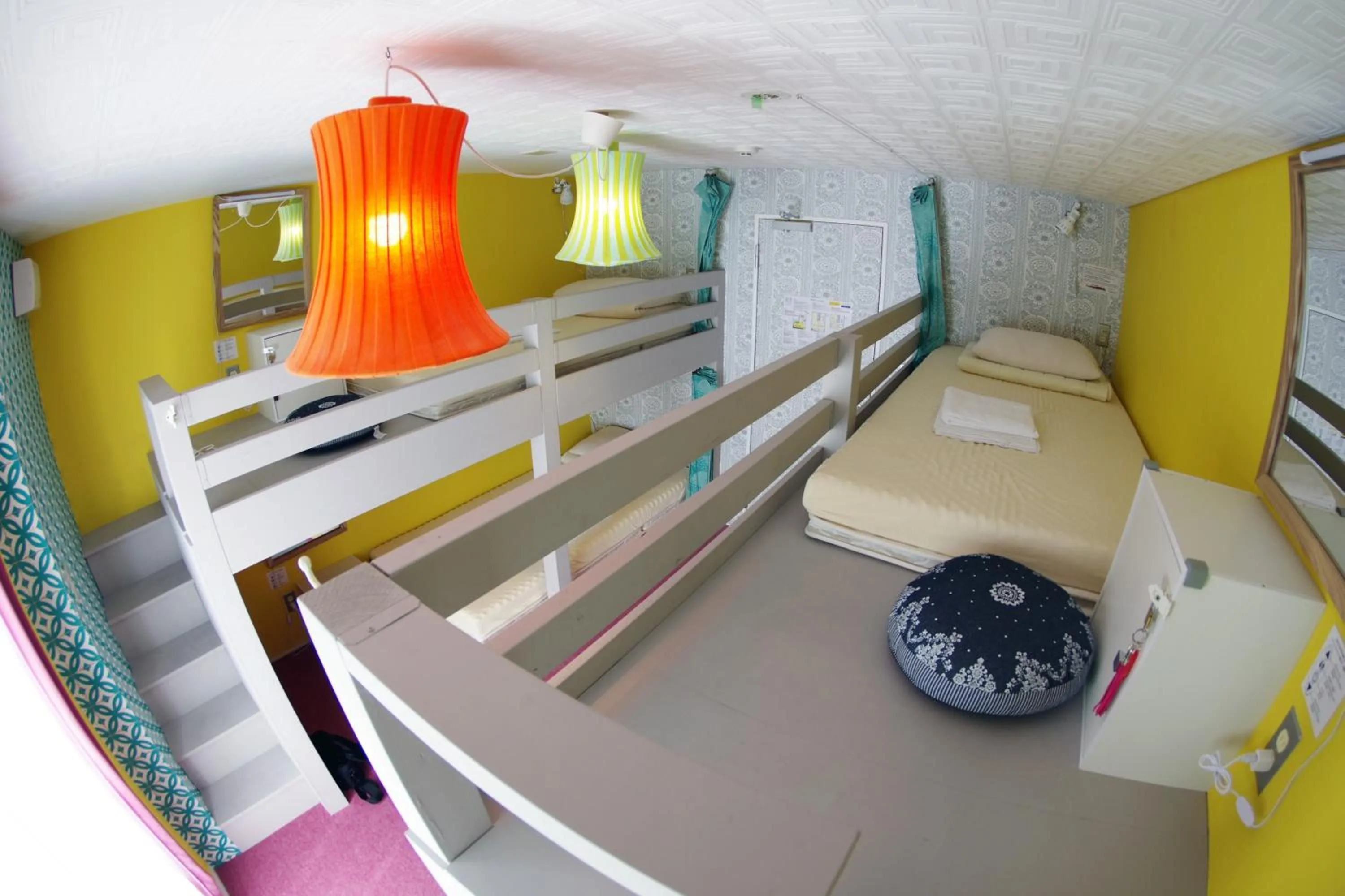 Bed in Ten to Sen Guesthouse