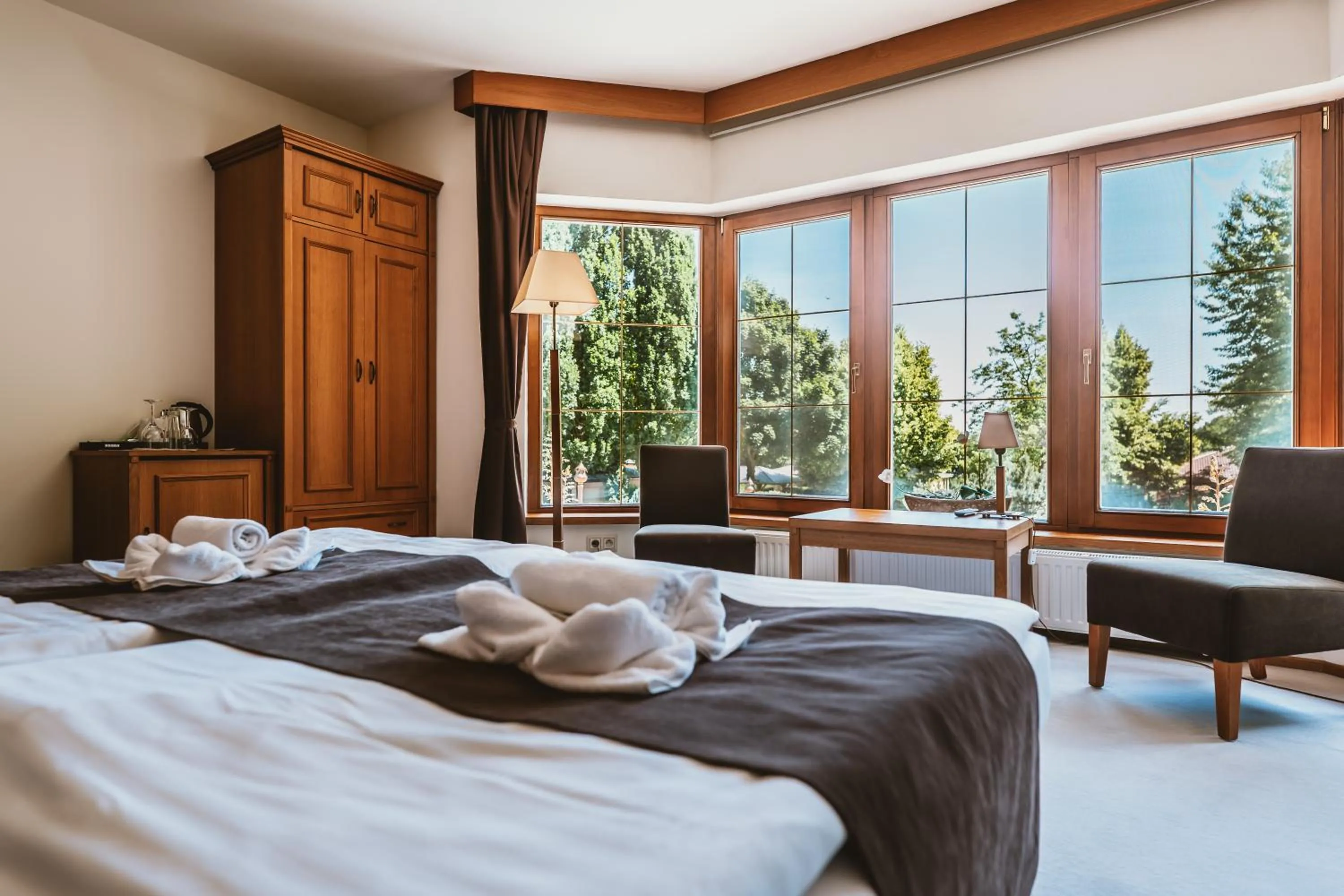 Bedroom, Bed in Hotel resort Lovecká bašta Strakonice