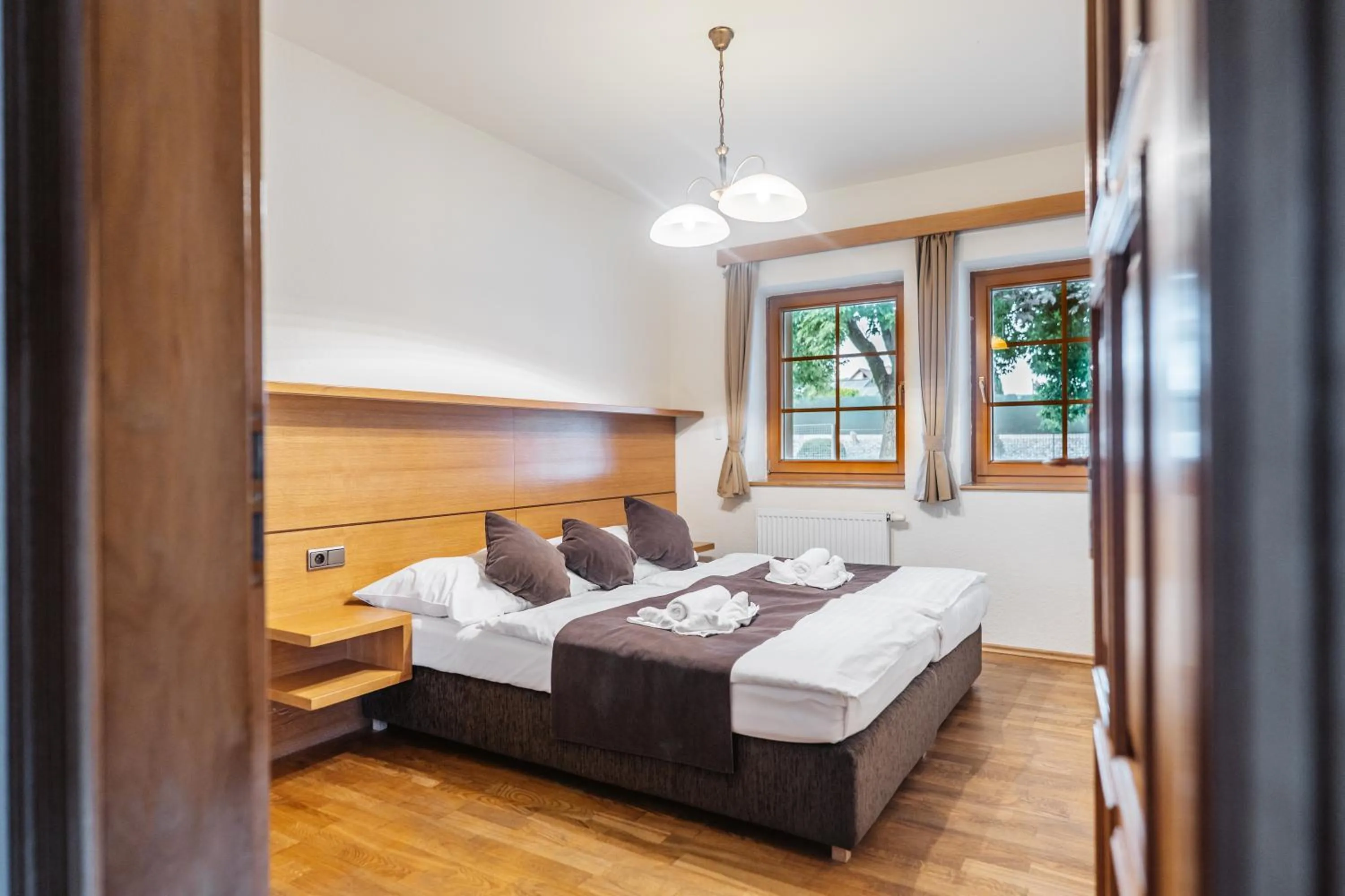 Bedroom, Bed in Hotel resort Lovecká bašta Strakonice