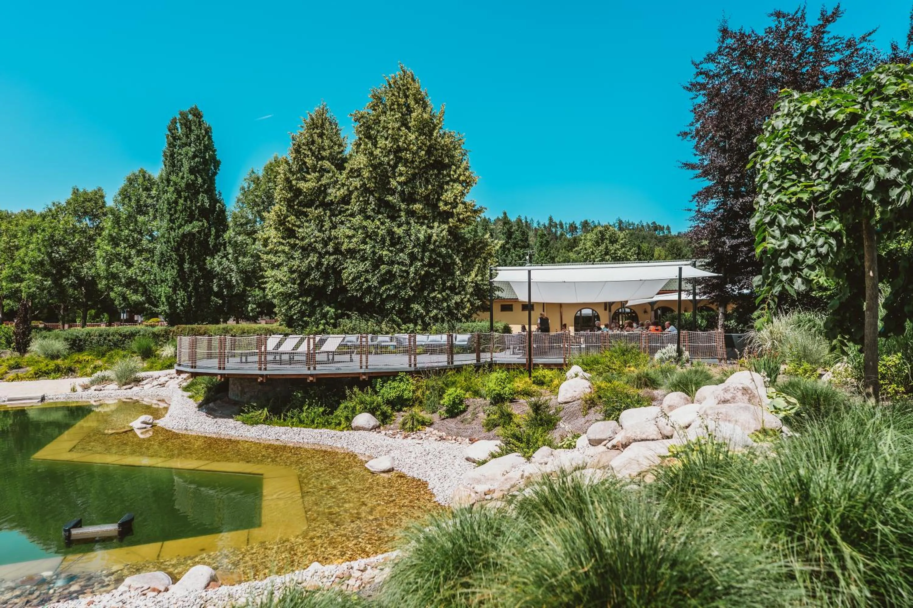 Natural landscape in Hotel resort Lovecká bašta Strakonice