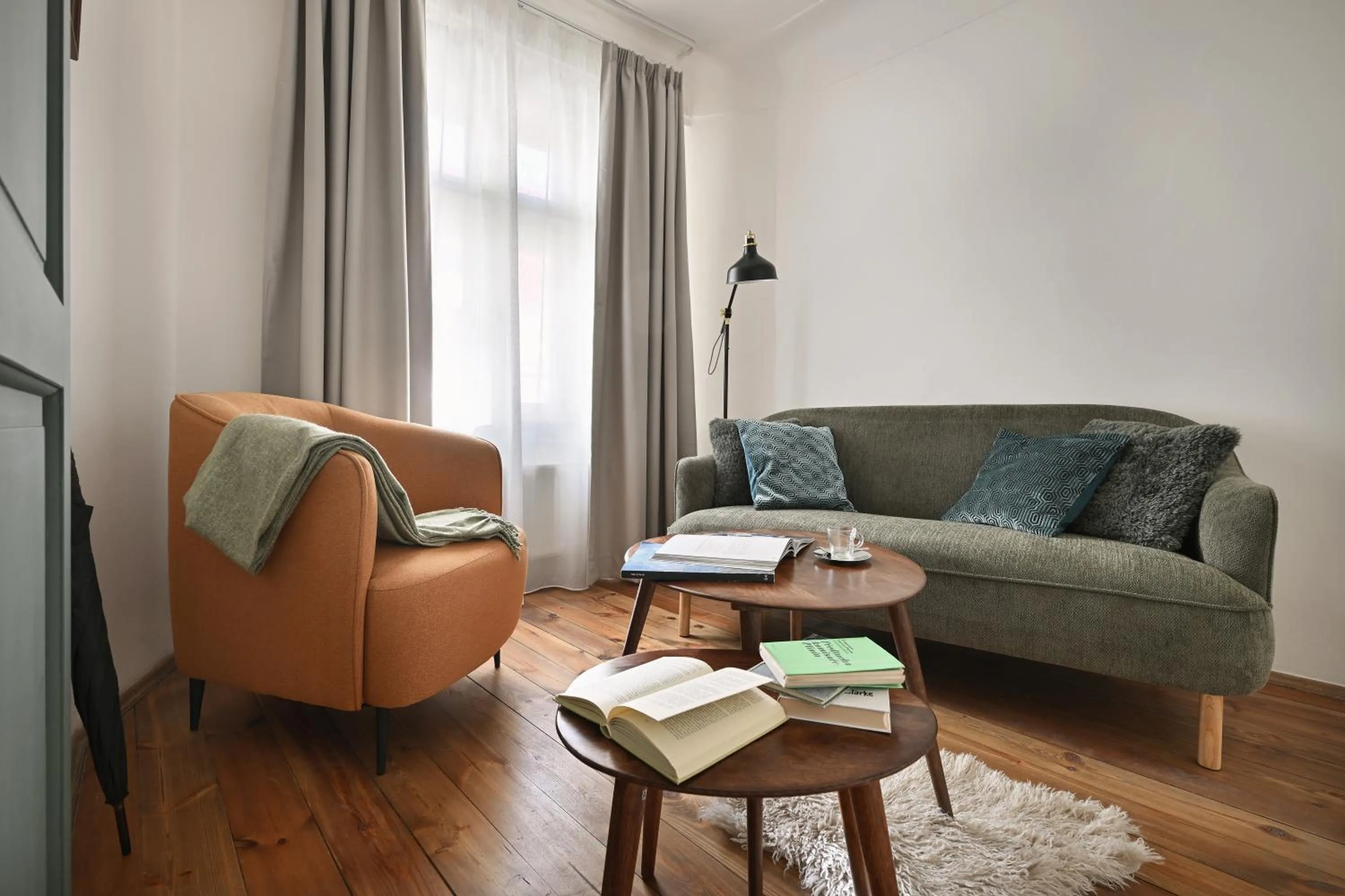 Seating area in U Šuterů Boutique Hotel