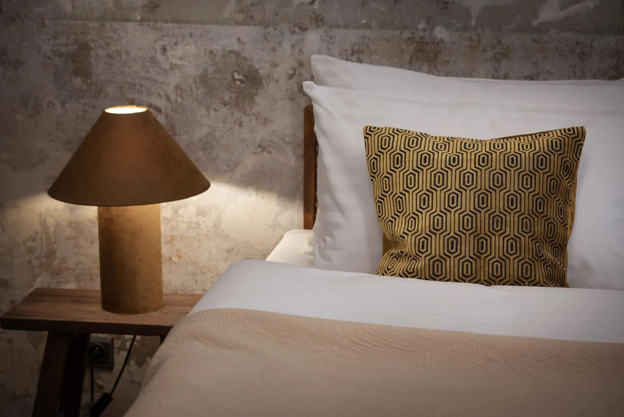 Decorative detail, Bed in U Šuterů Boutique Hotel