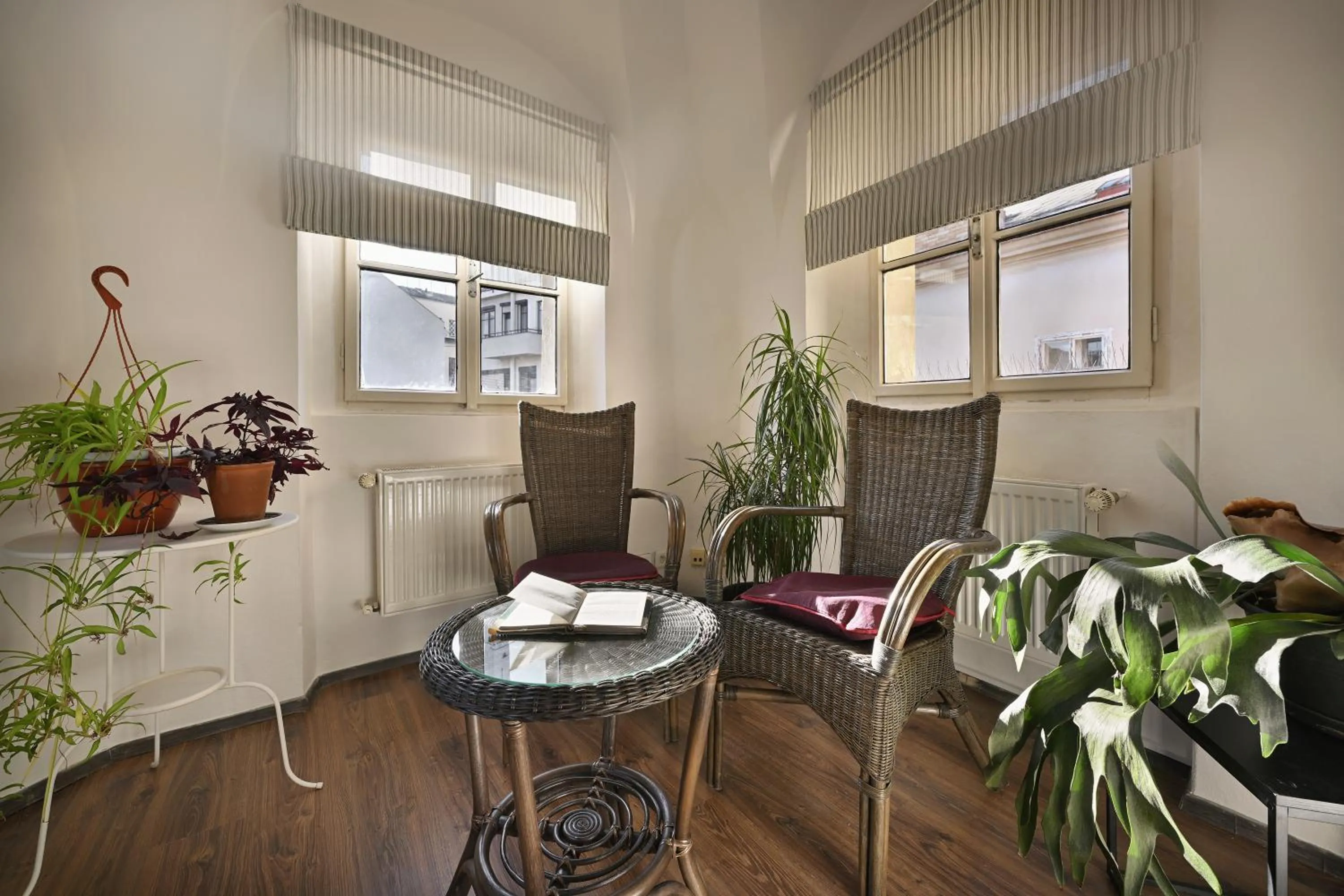 Seating area in U Šuterů Boutique Hotel