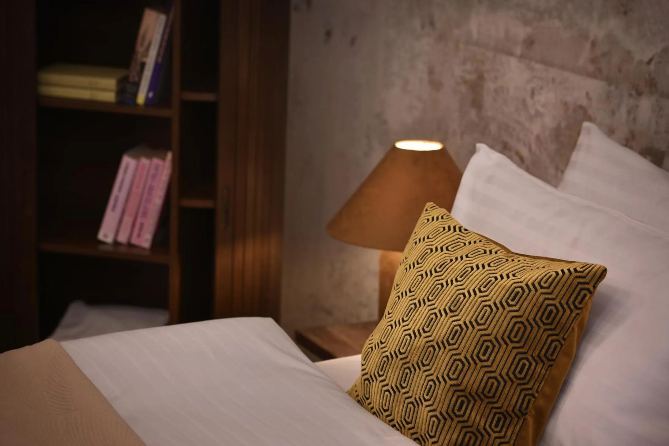 Decorative detail, Bed in U Šuterů Boutique Hotel