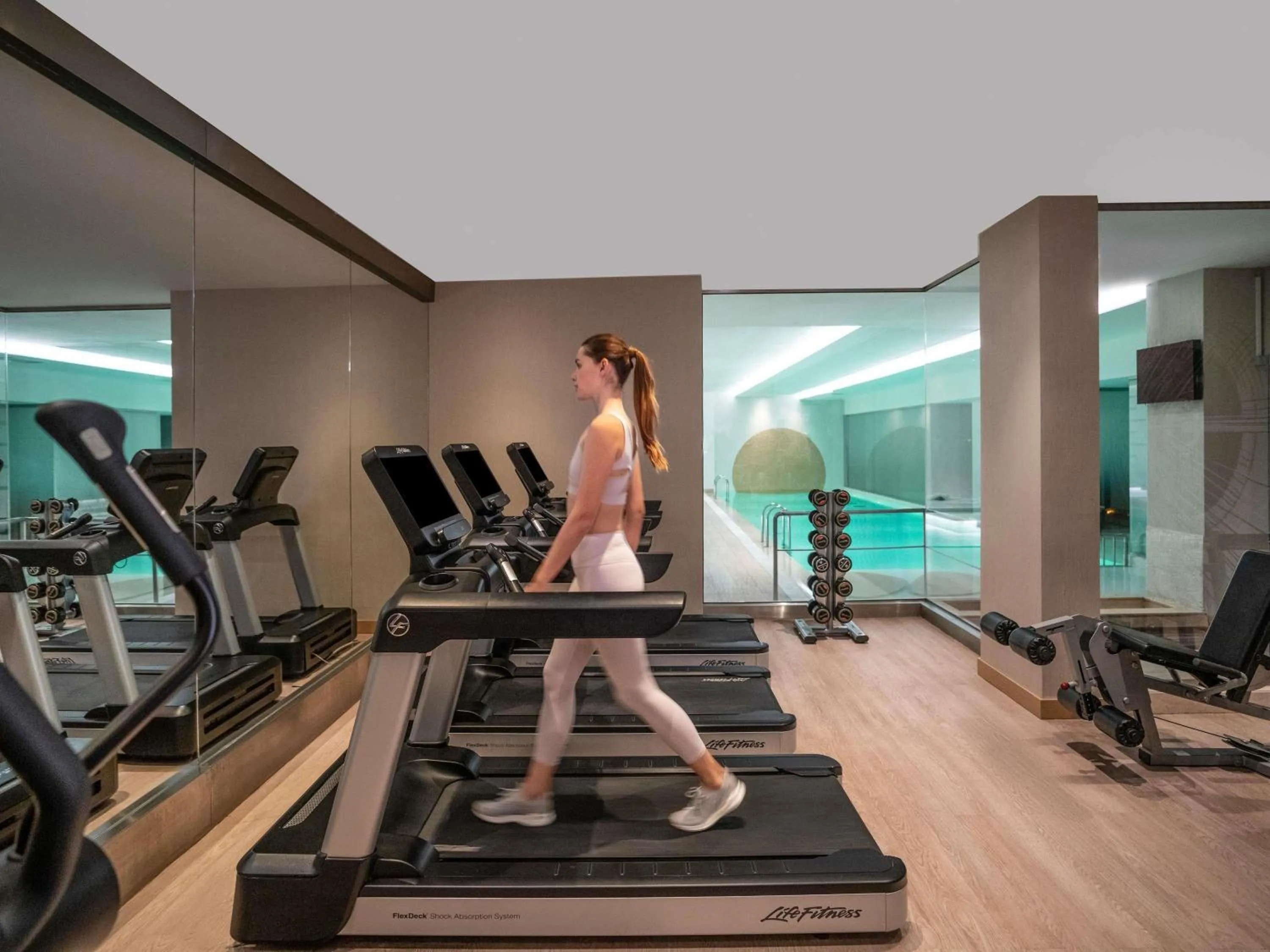 Fitness centre/facilities in Novotel Istanbul Bosphorus Hotel