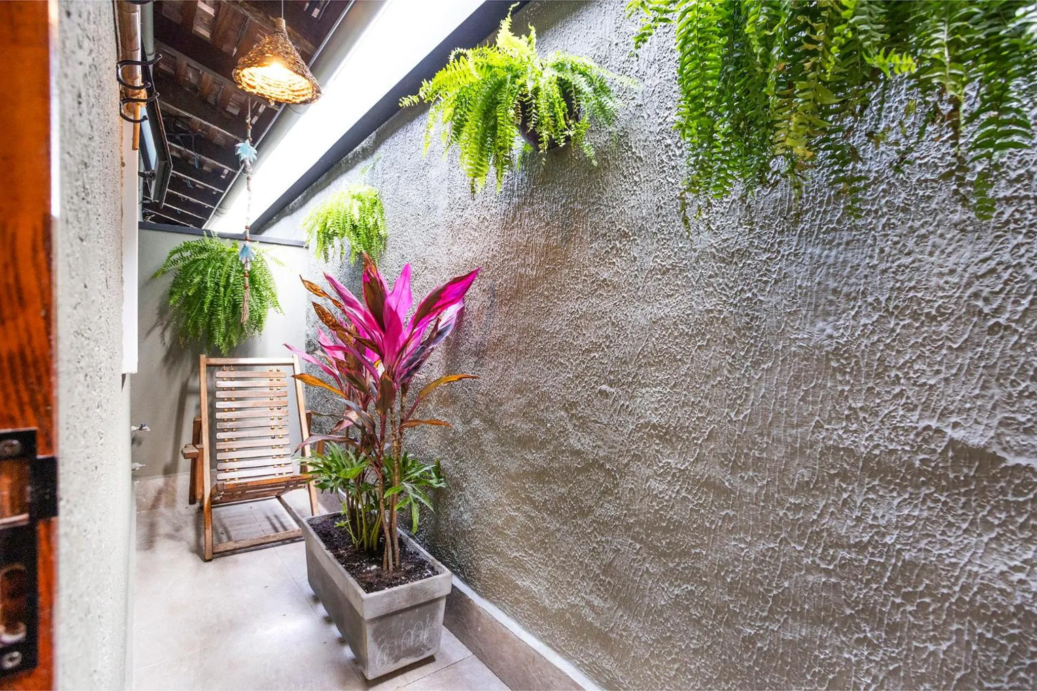 Patio in Hotel Village Enseada