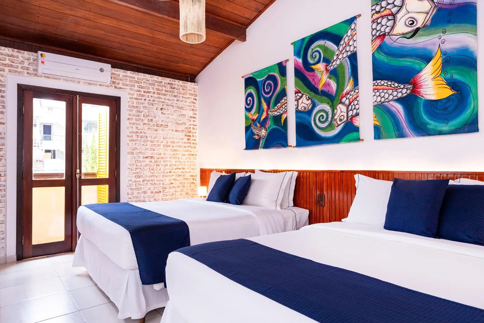 Bed in Hotel Village Enseada