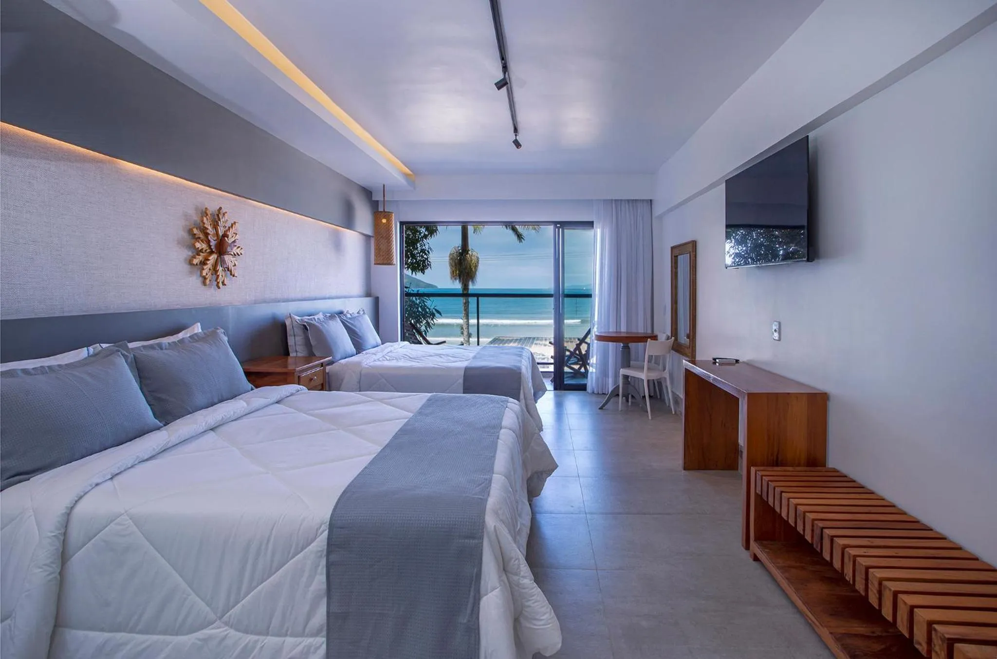 Bedroom, Bed in Hotel Village Enseada