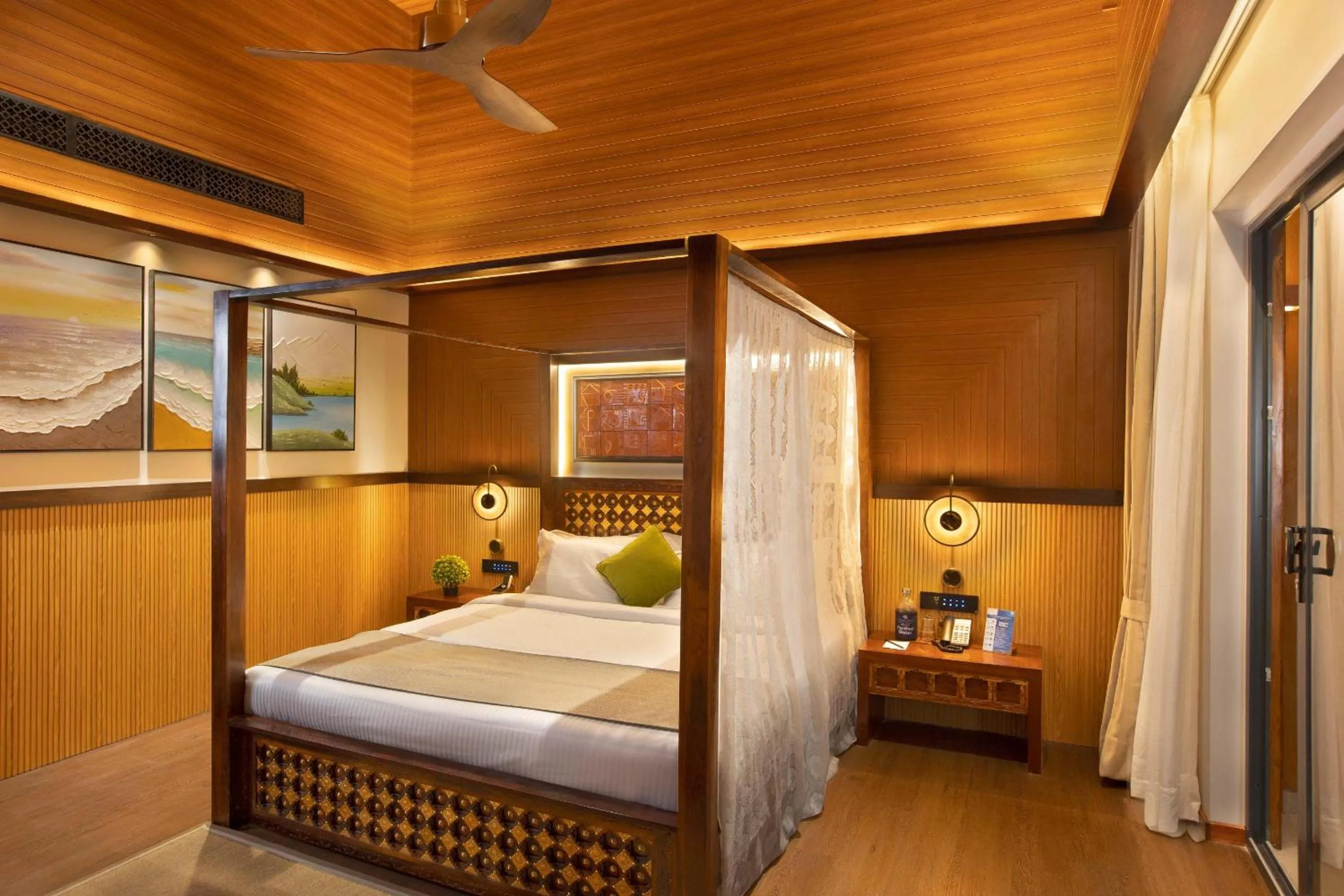 Bed in Coral Reef Resort & Spa, Havelock