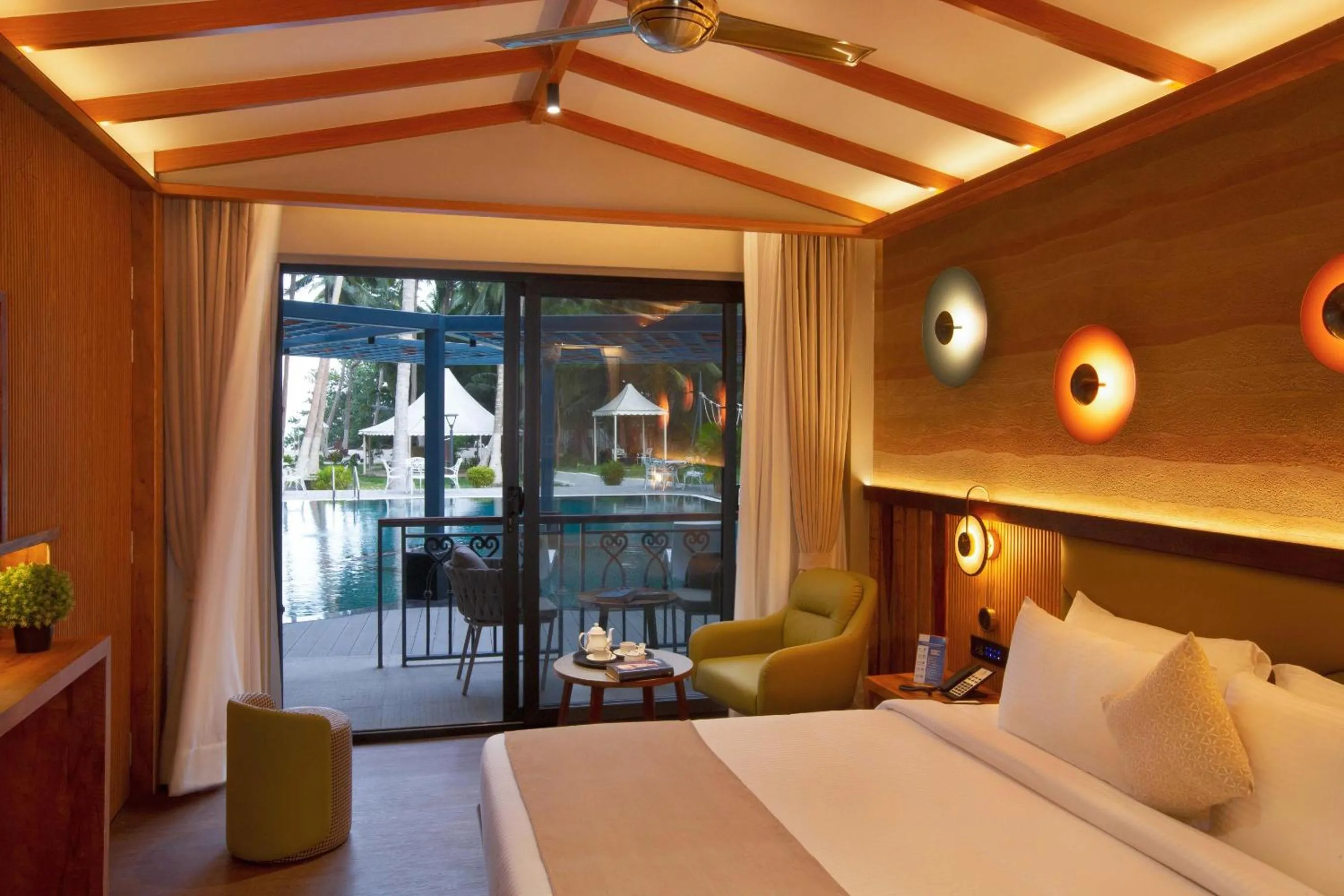 Bed in Coral Reef Resort & Spa, Havelock