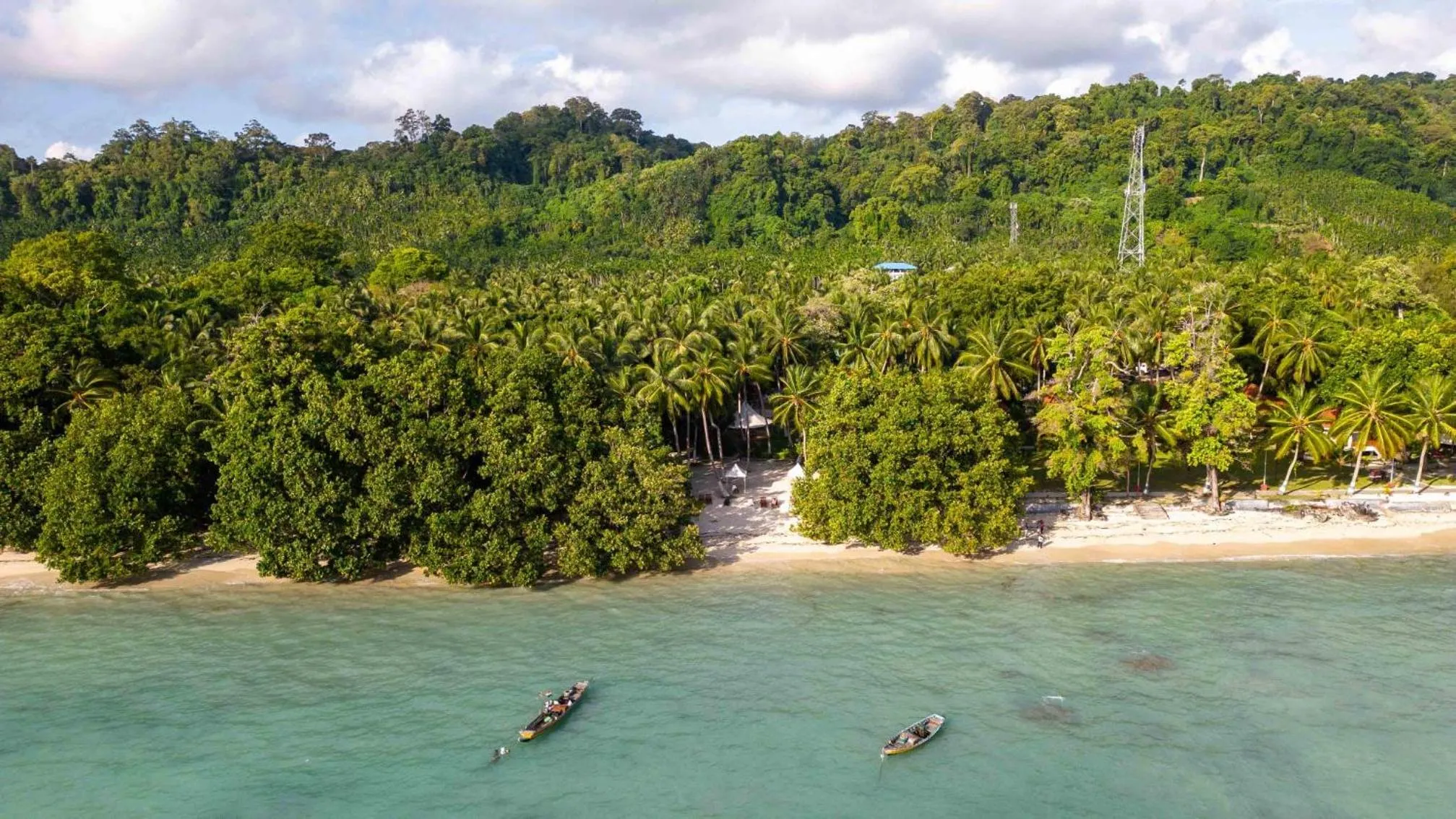 Sea view in Coral Reef Resort & Spa, Havelock