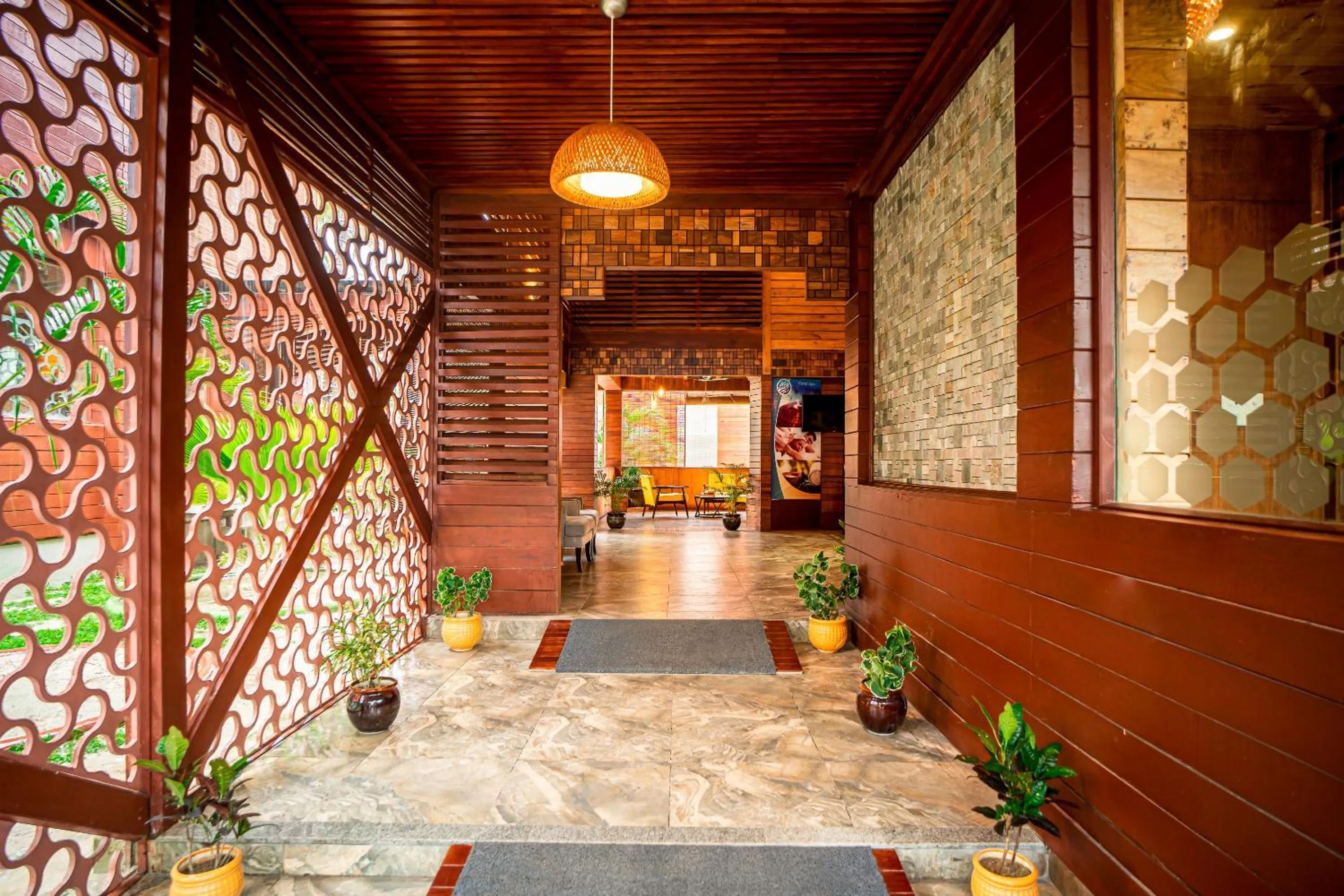 Lobby or reception in Coral Reef Resort & Spa, Havelock