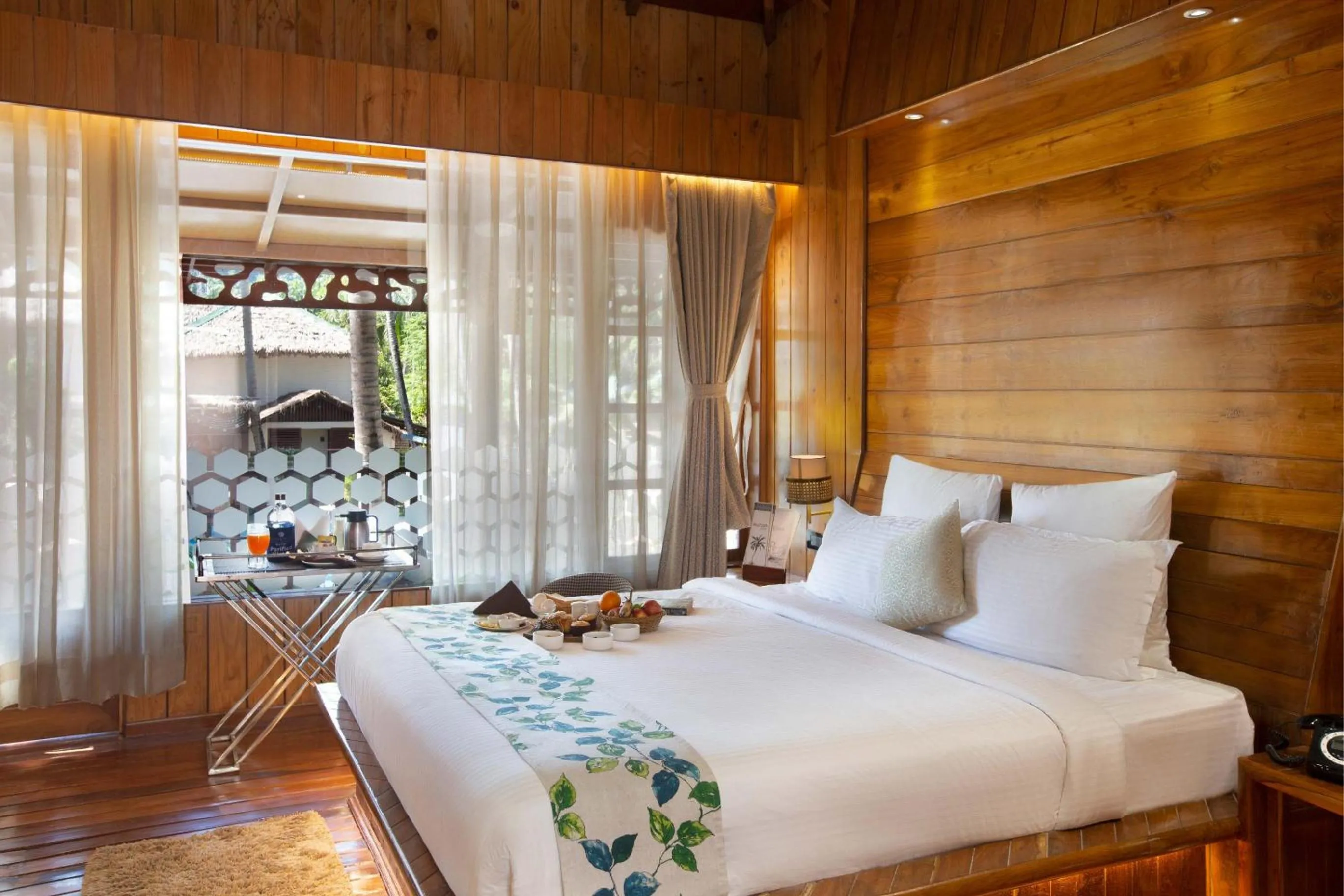 Bed in Coral Reef Resort & Spa, Havelock