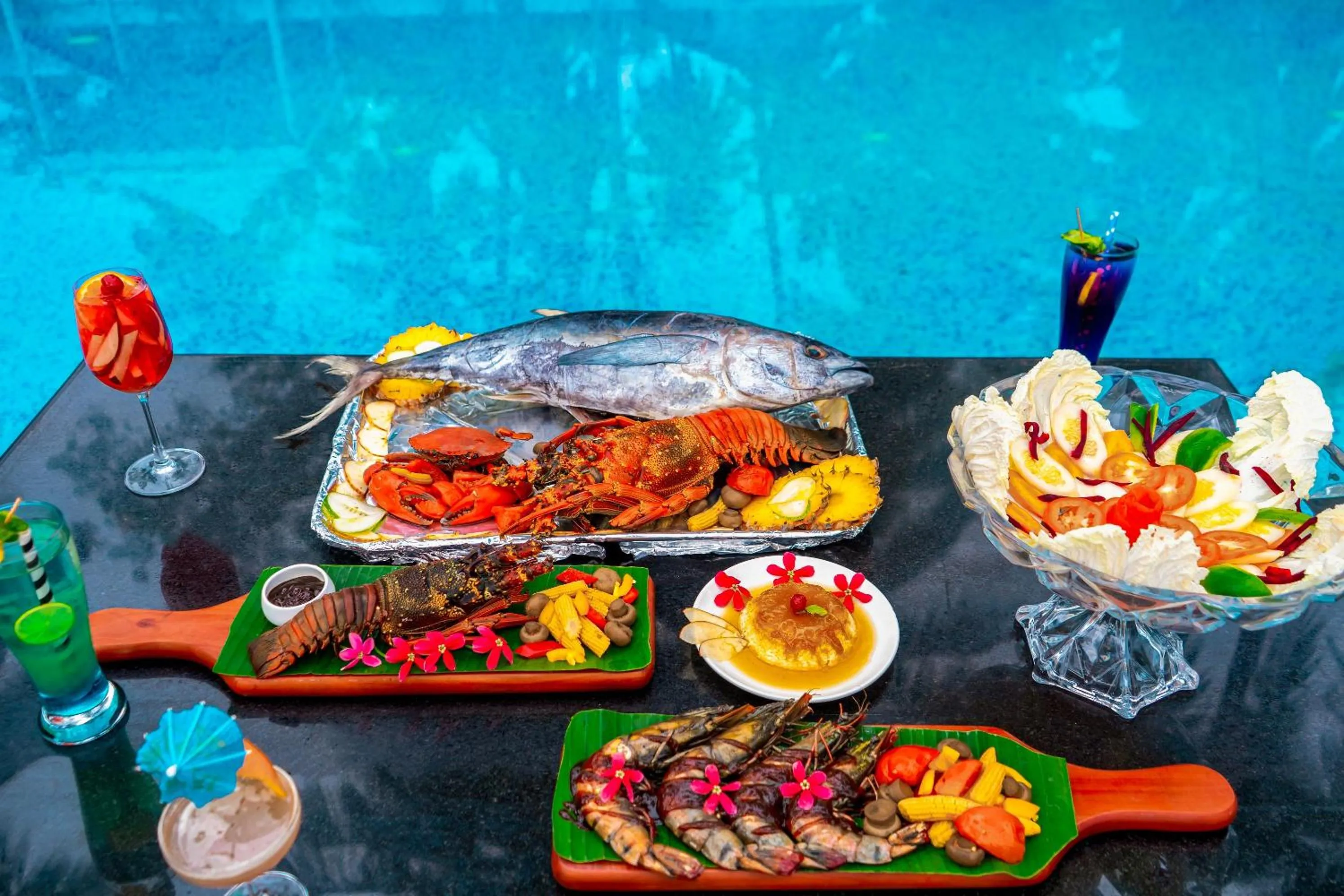 Food and drinks in Coral Reef Resort & Spa, Havelock