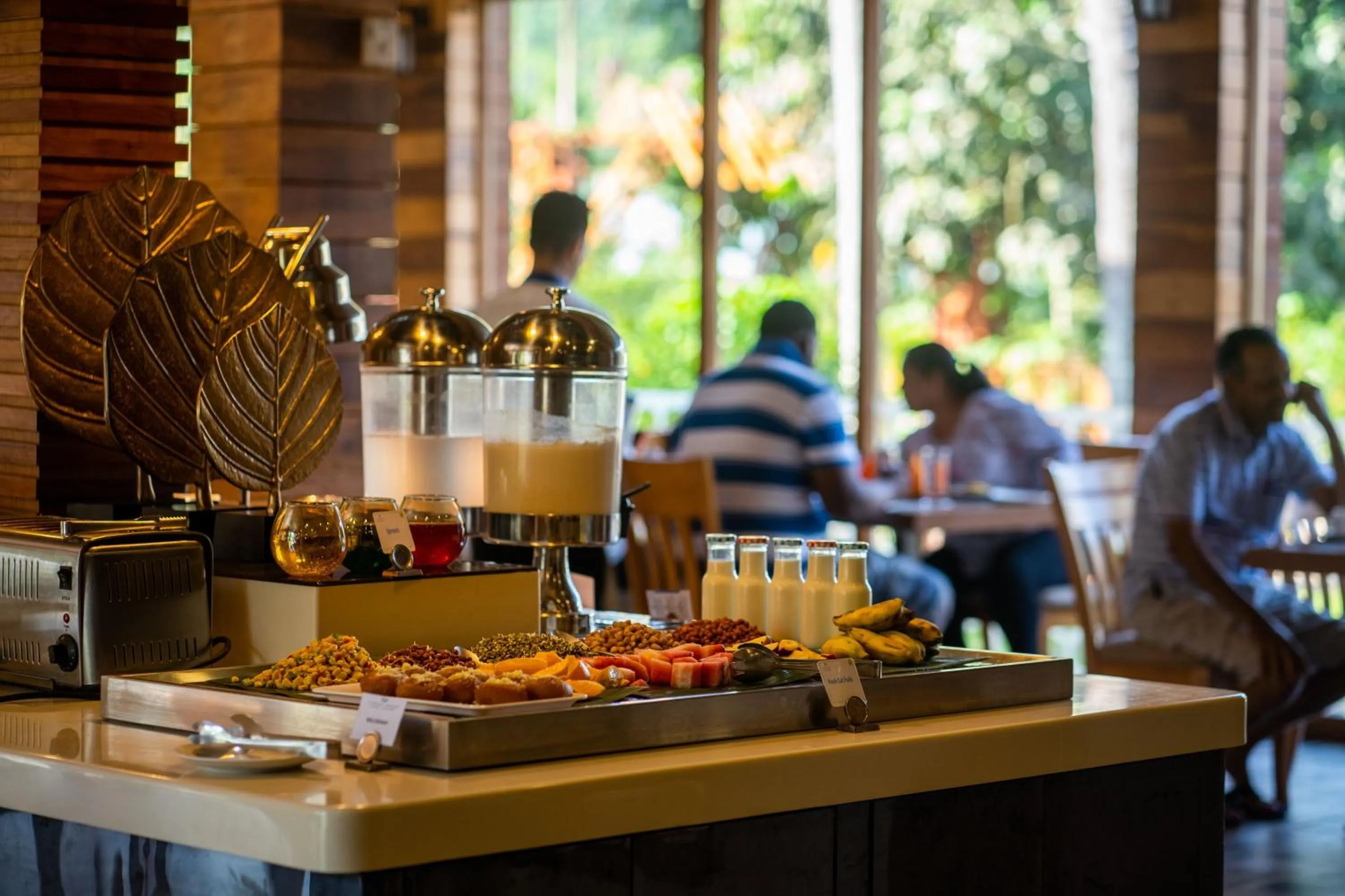 Buffet breakfast in Coral Reef Resort & Spa, Havelock