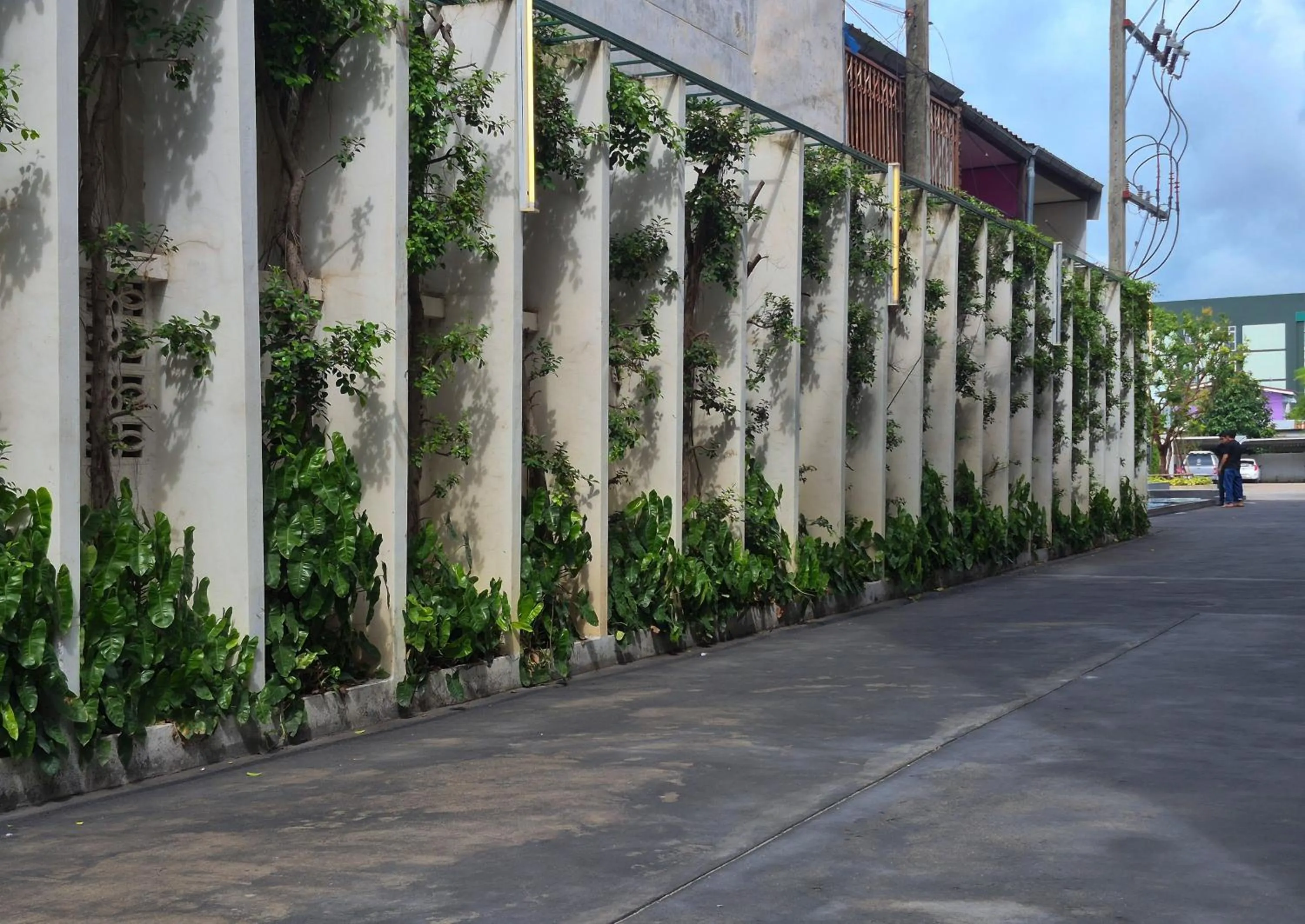 Facade/entrance in Wangkaew Hotel