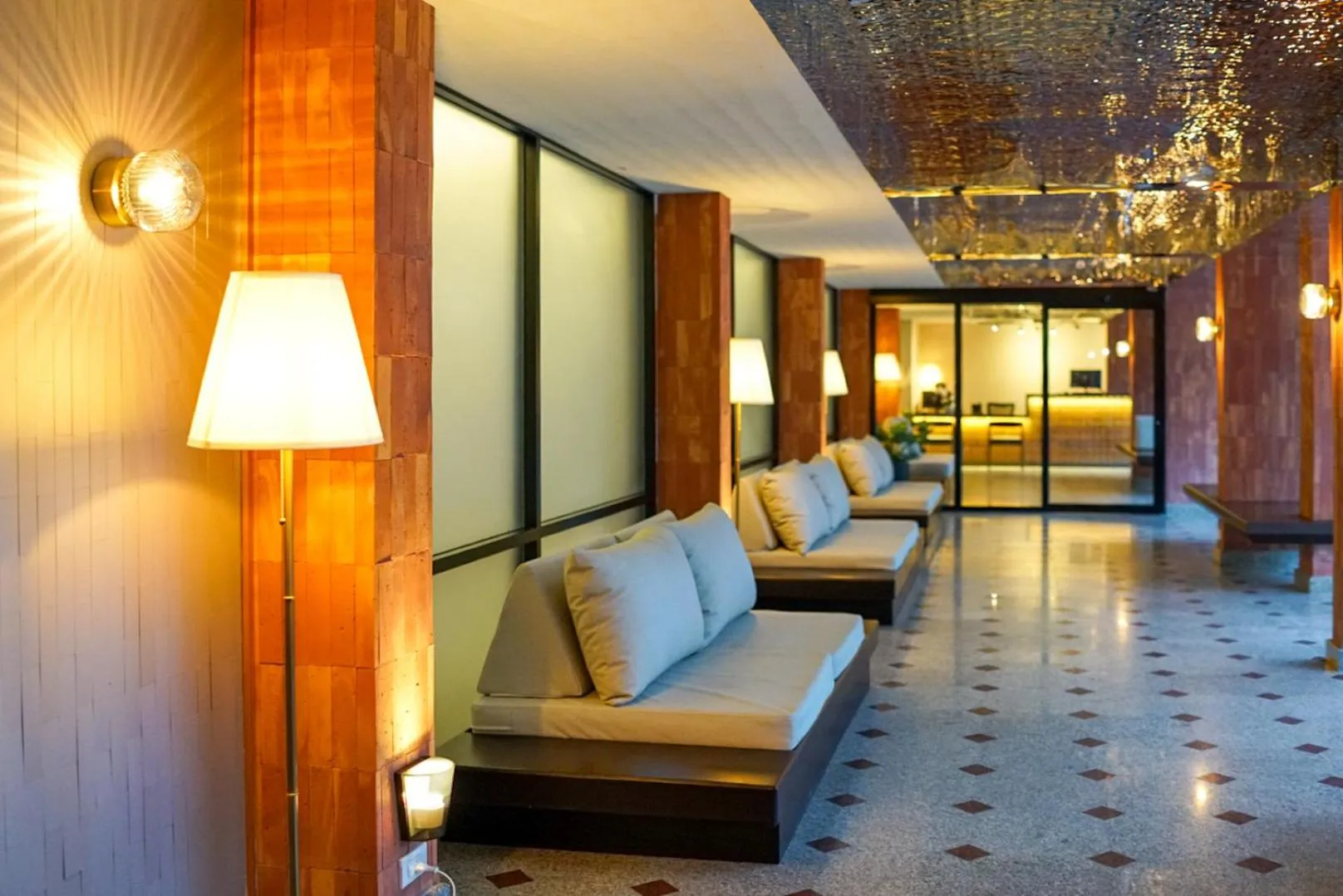 Decorative detail in Wangkaew Hotel