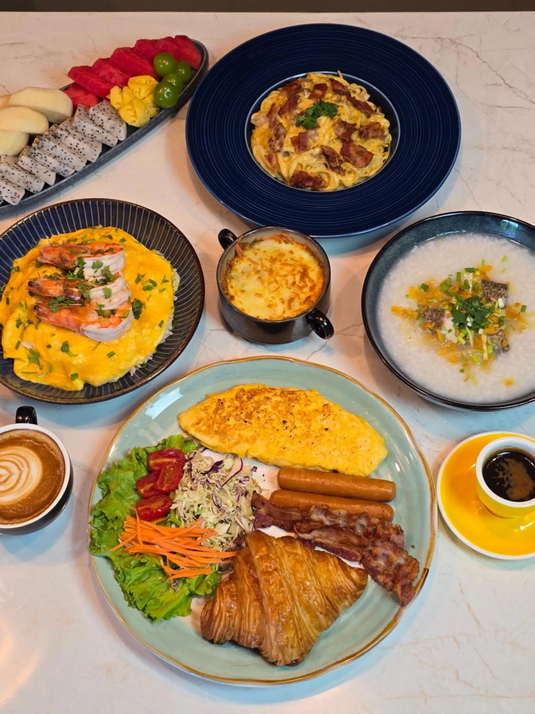 Breakfast in Wangkaew Hotel