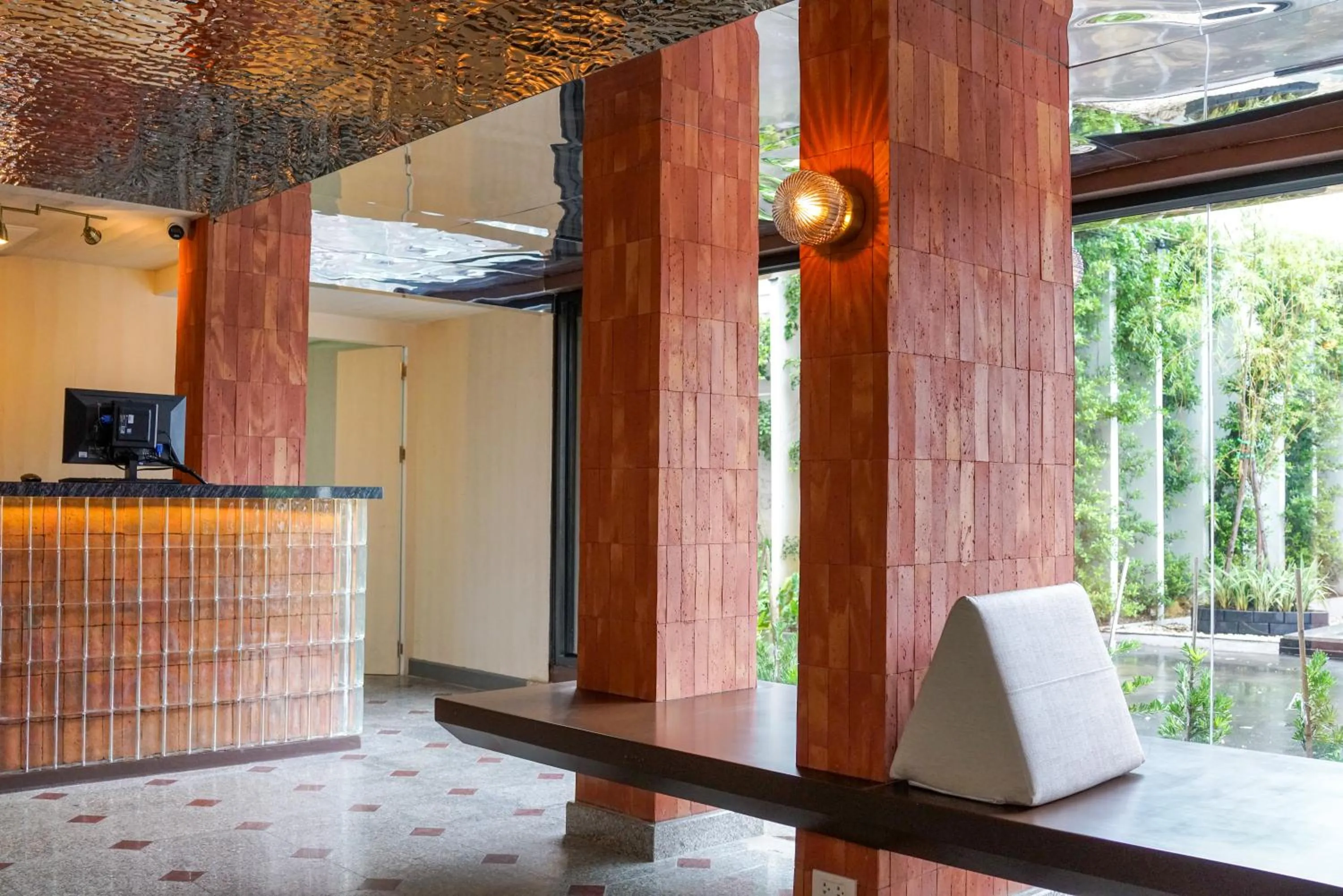 Decorative detail in Wangkaew Hotel