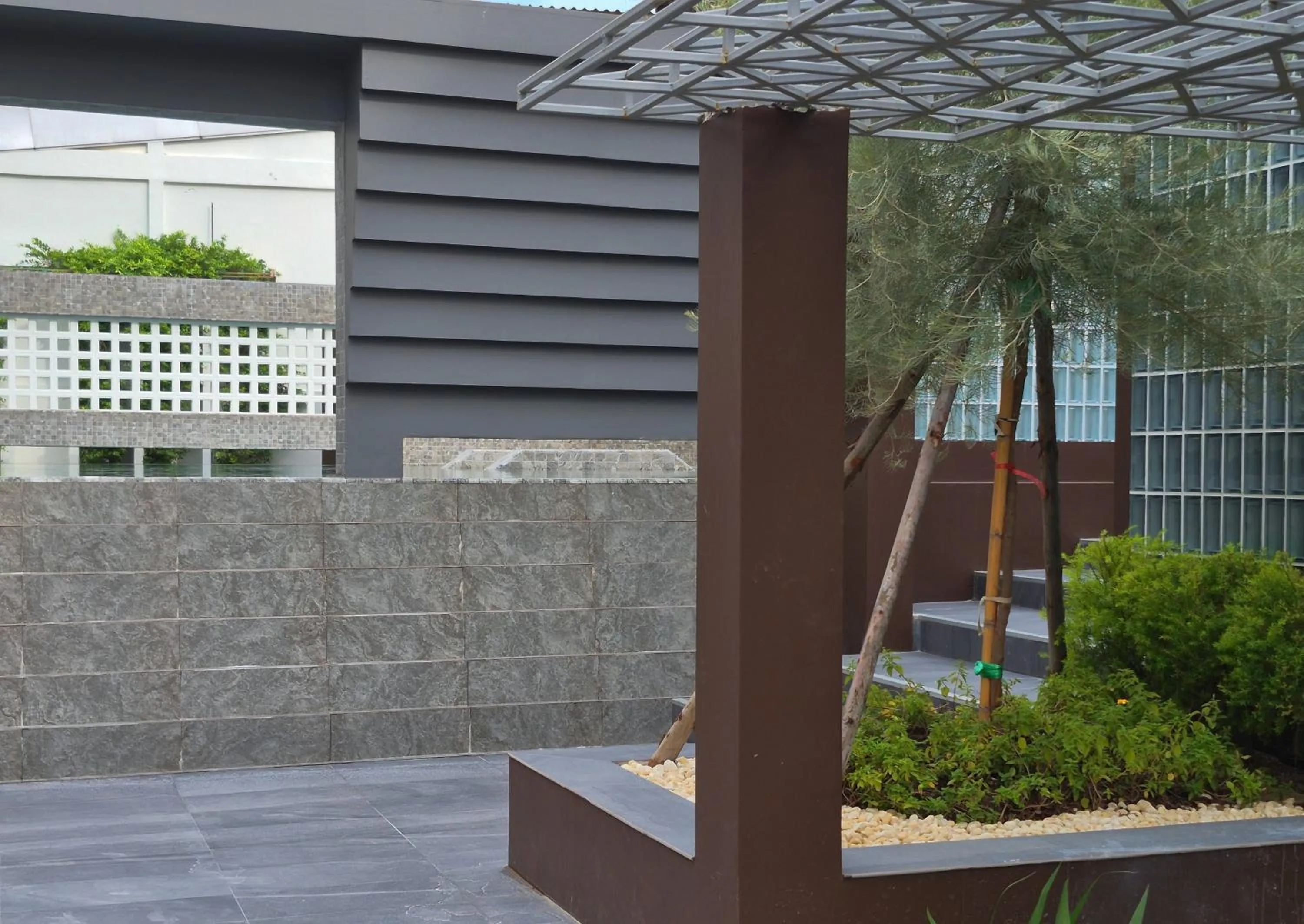 Garden in Wangkaew Hotel