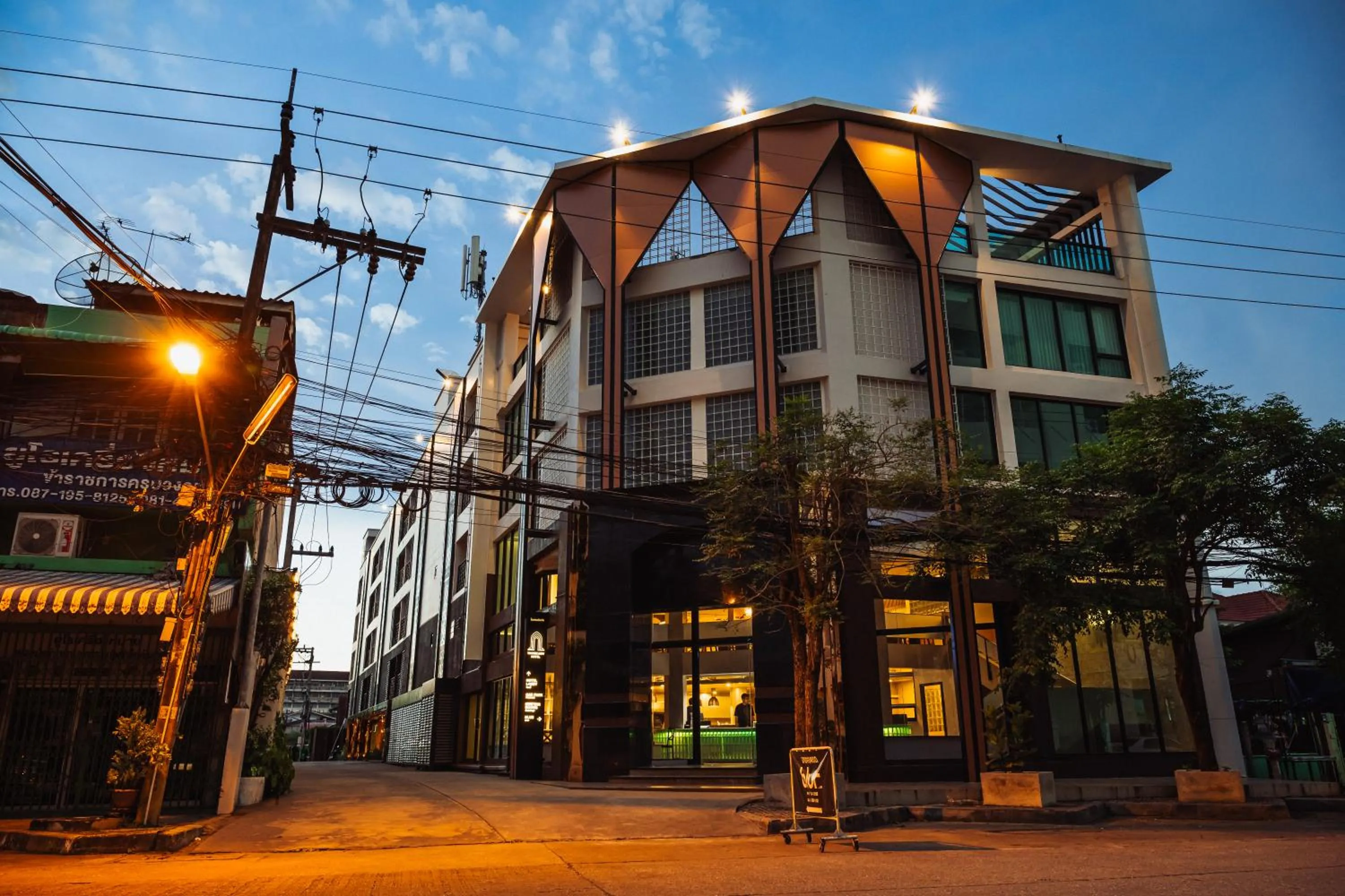 Property building in Wangkaew Hotel