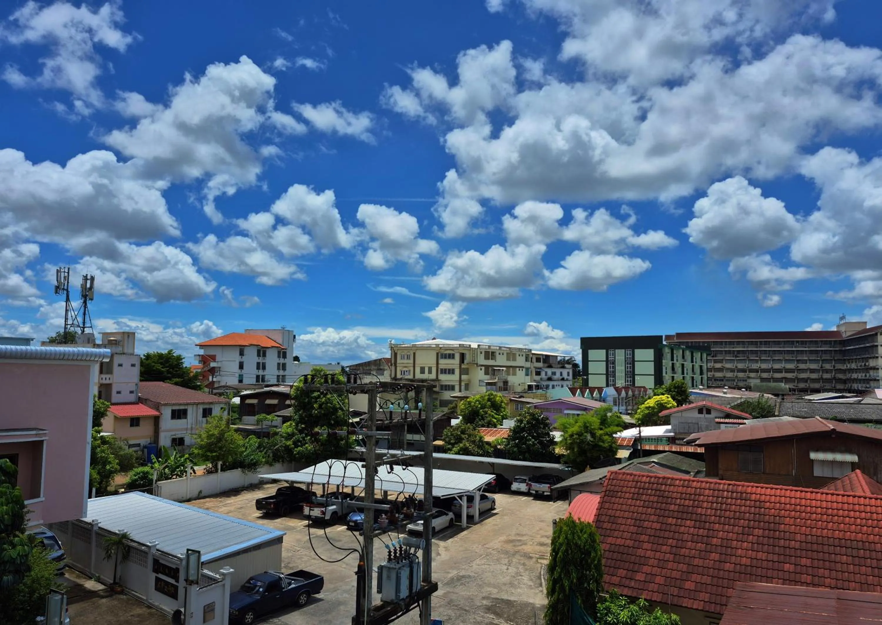 Bird's eye view in Wangkaew Hotel