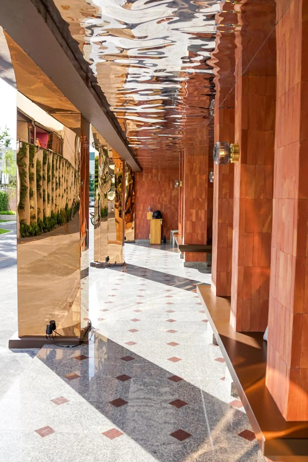 Decorative detail in Wangkaew Hotel