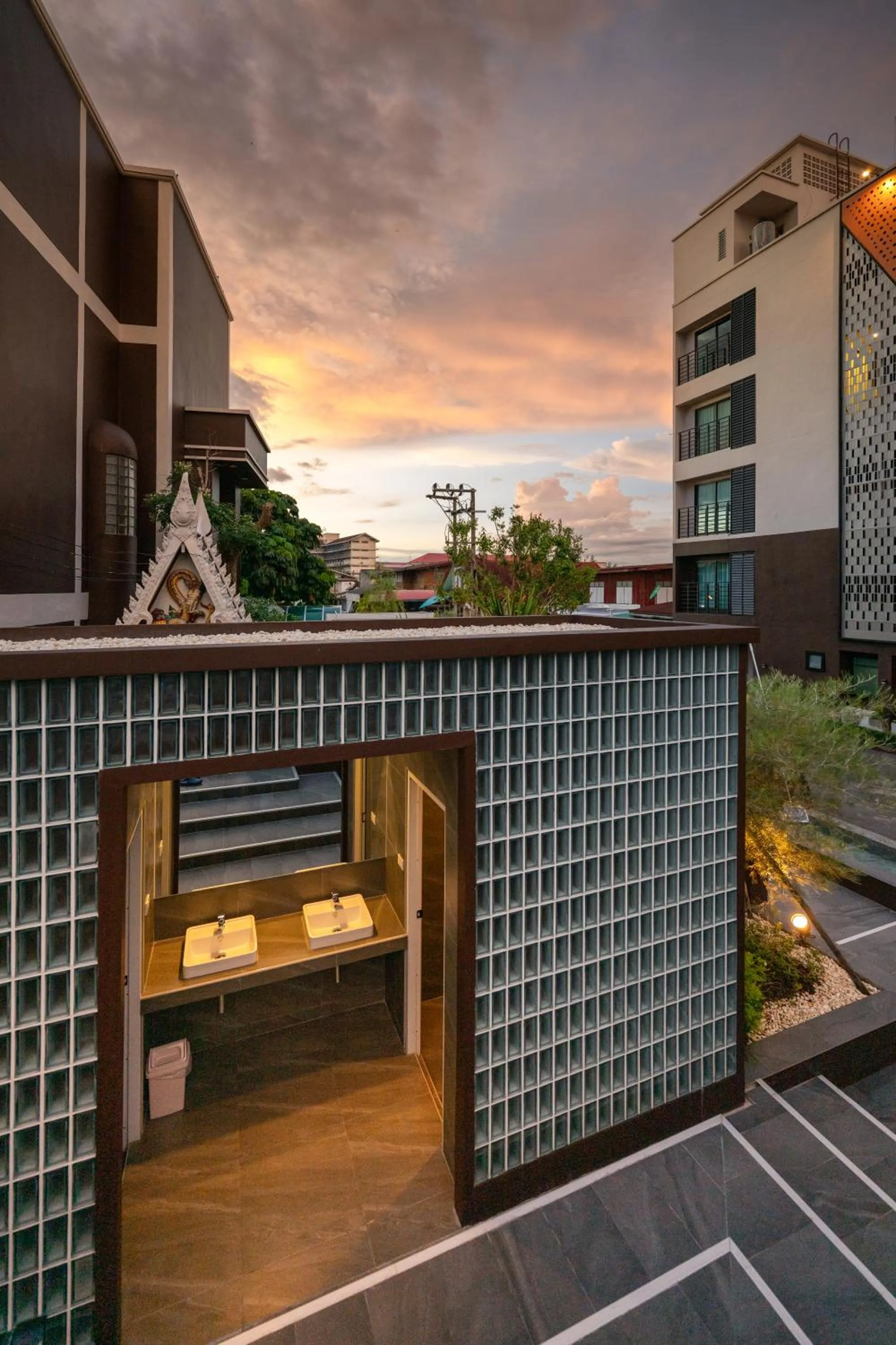 Property building in Wangkaew Hotel