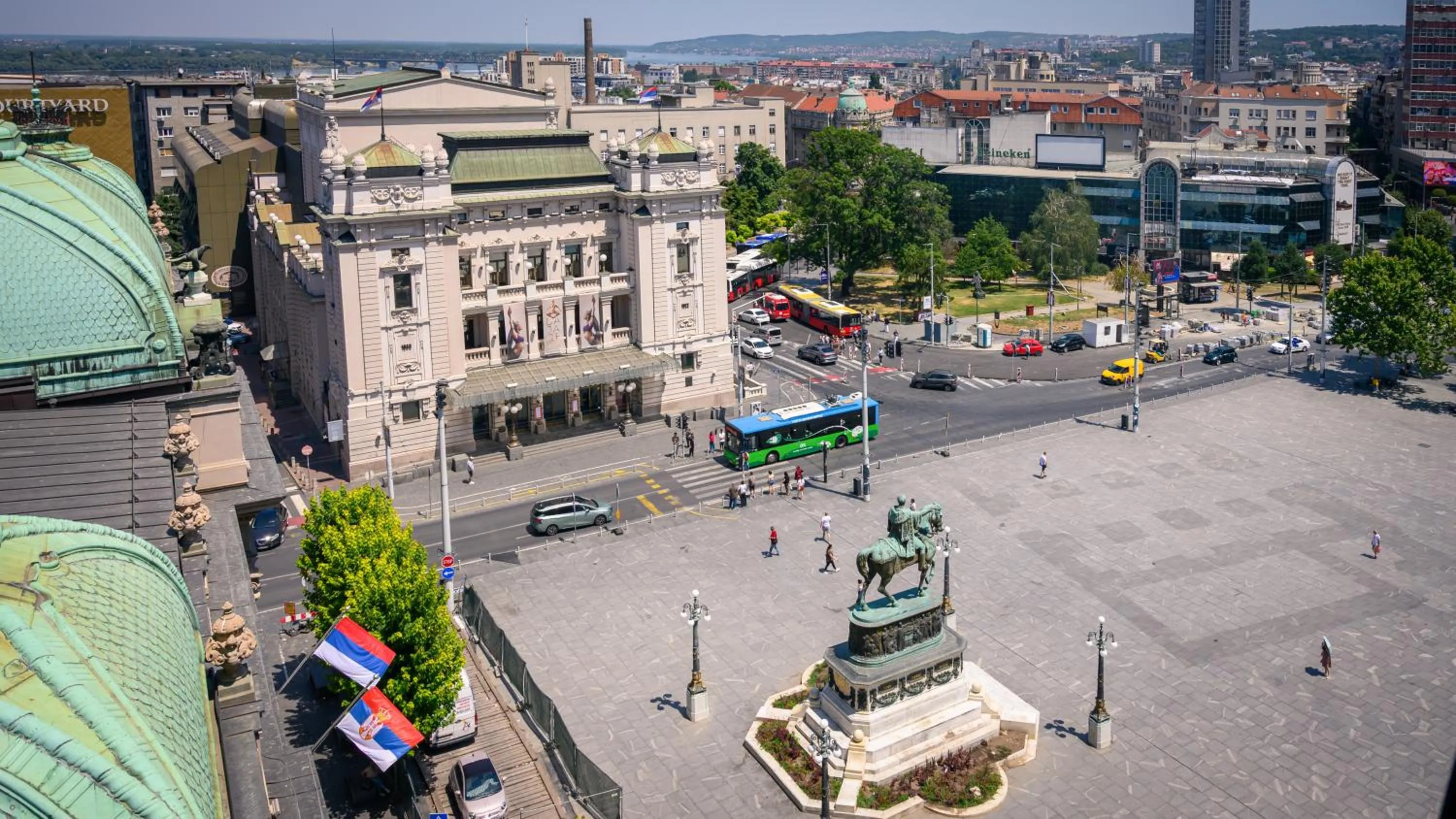 City view in Five Points Square - City Center