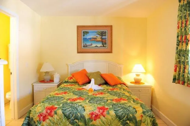 Bed in Morritts Tortuga club