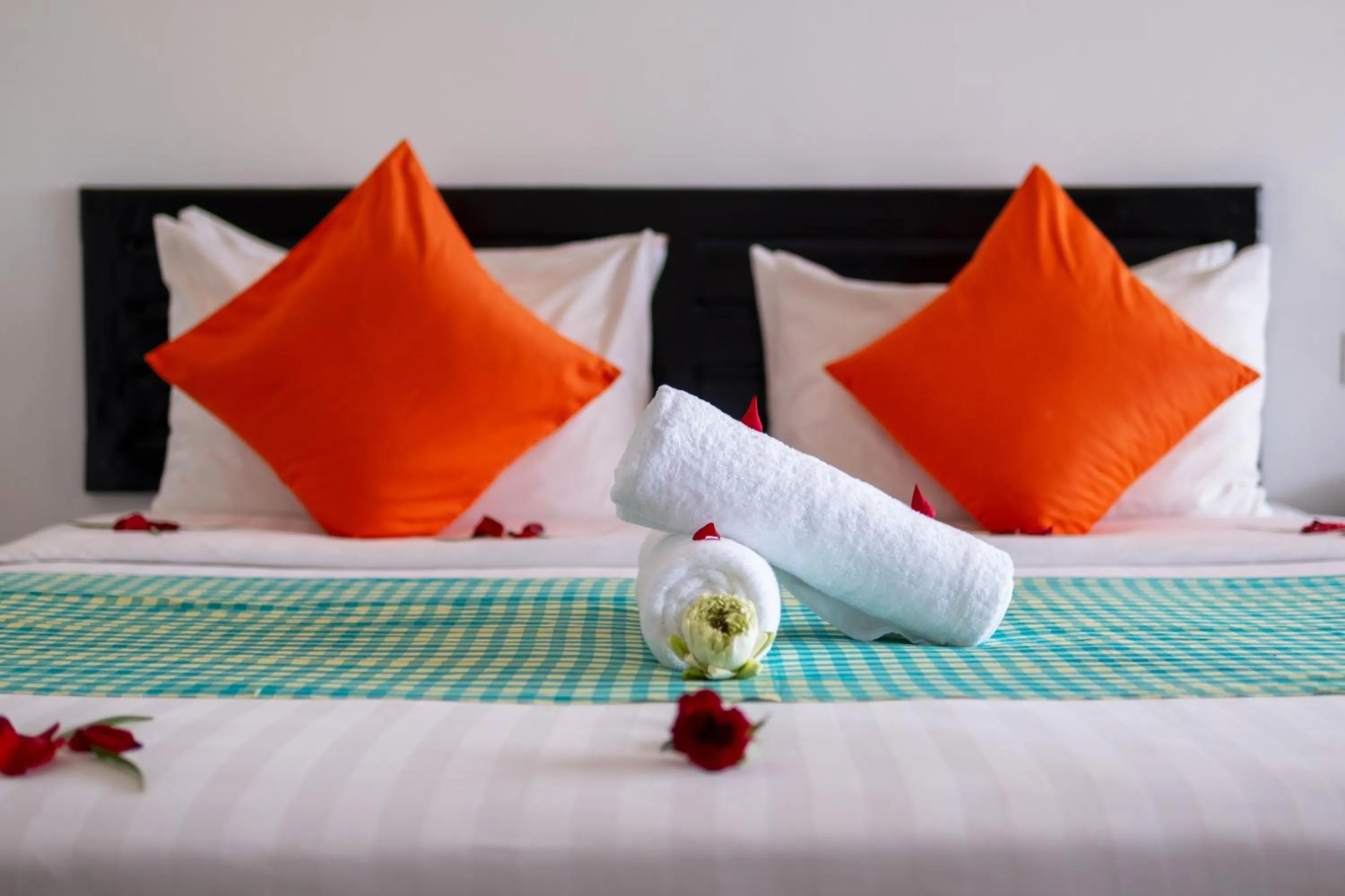 Bed in Khmer Angkor Residence