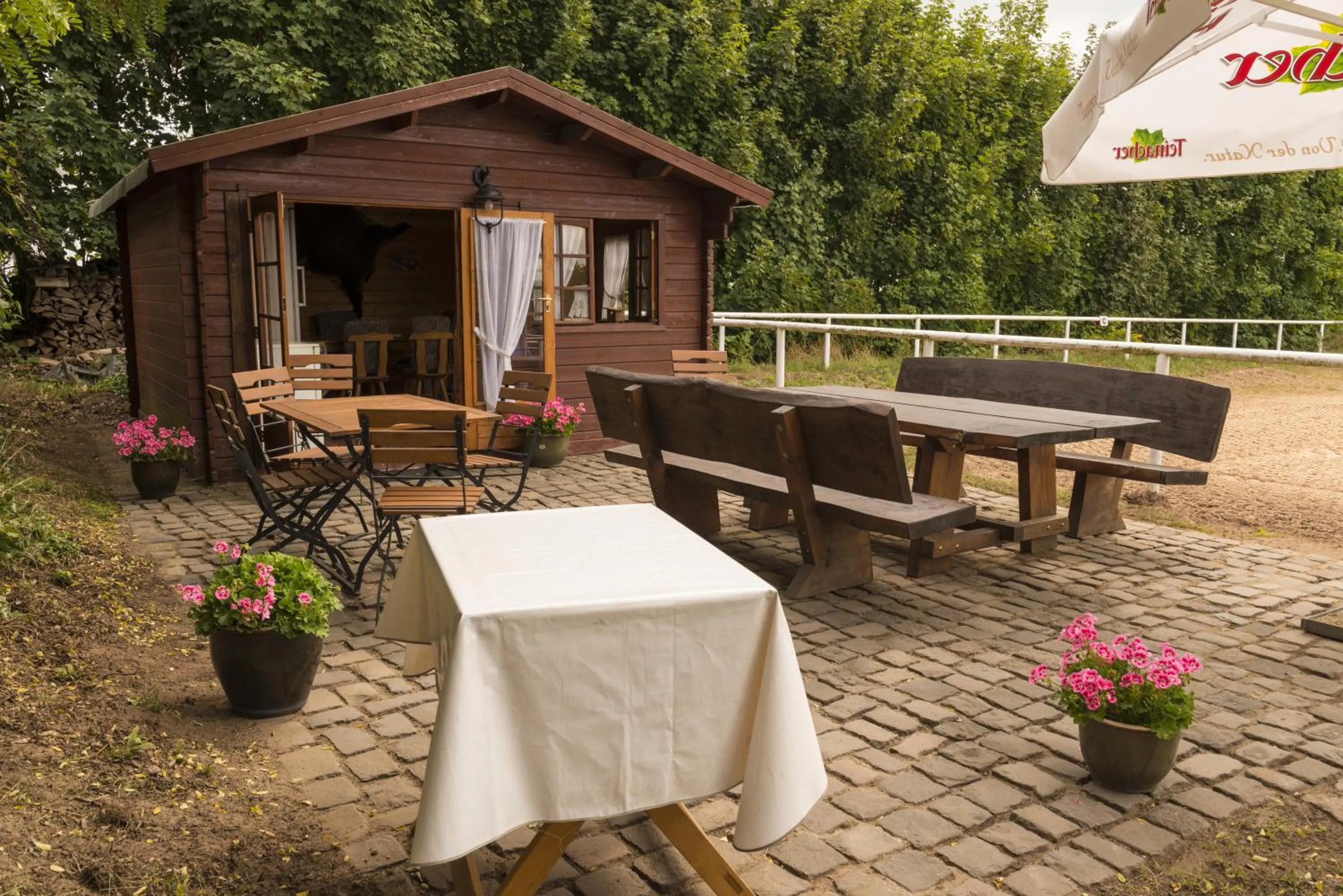 BBQ facilities in Hotel Restaurant Häsfeld